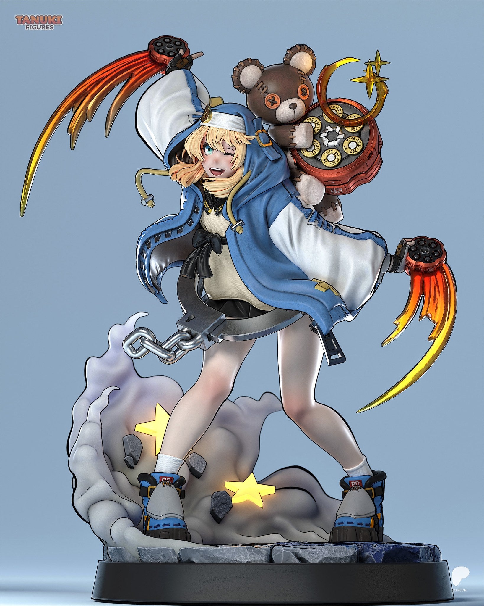Bridget (Guilty Gear) resin figure by Tanuki Figures — studio render 6