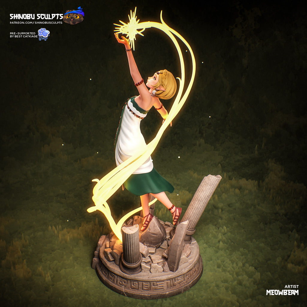 Zelda (The Legend of Zelda) resin figure by Shinobu Sculpts — studio render 4