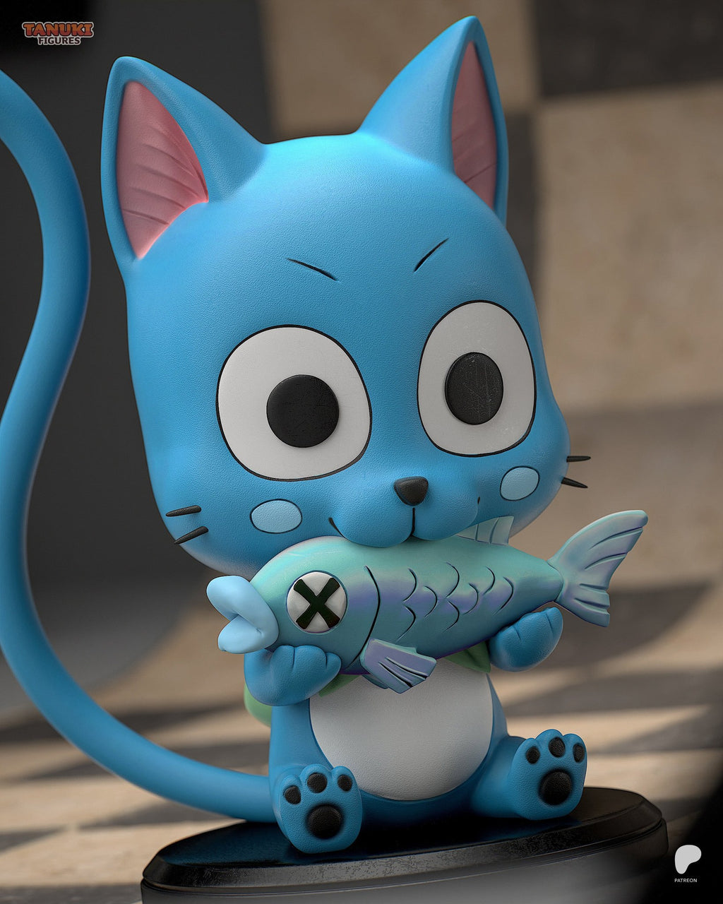 Happy (Fairy Tail) resin figure by Tanuki Figures — studio render 2