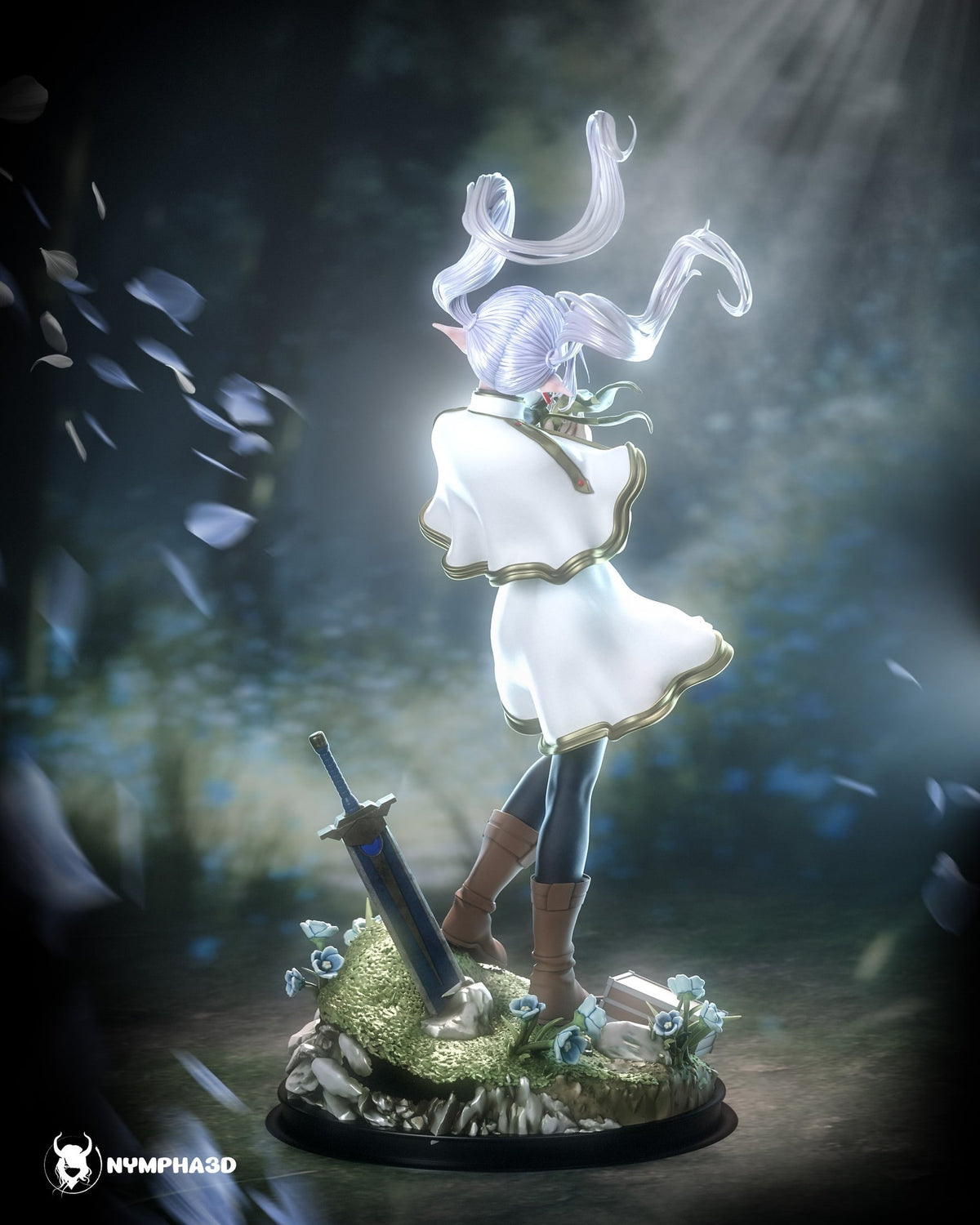 Frieren (Frieren Beyond Journey's End) resin figure by Nympha — studio render 3