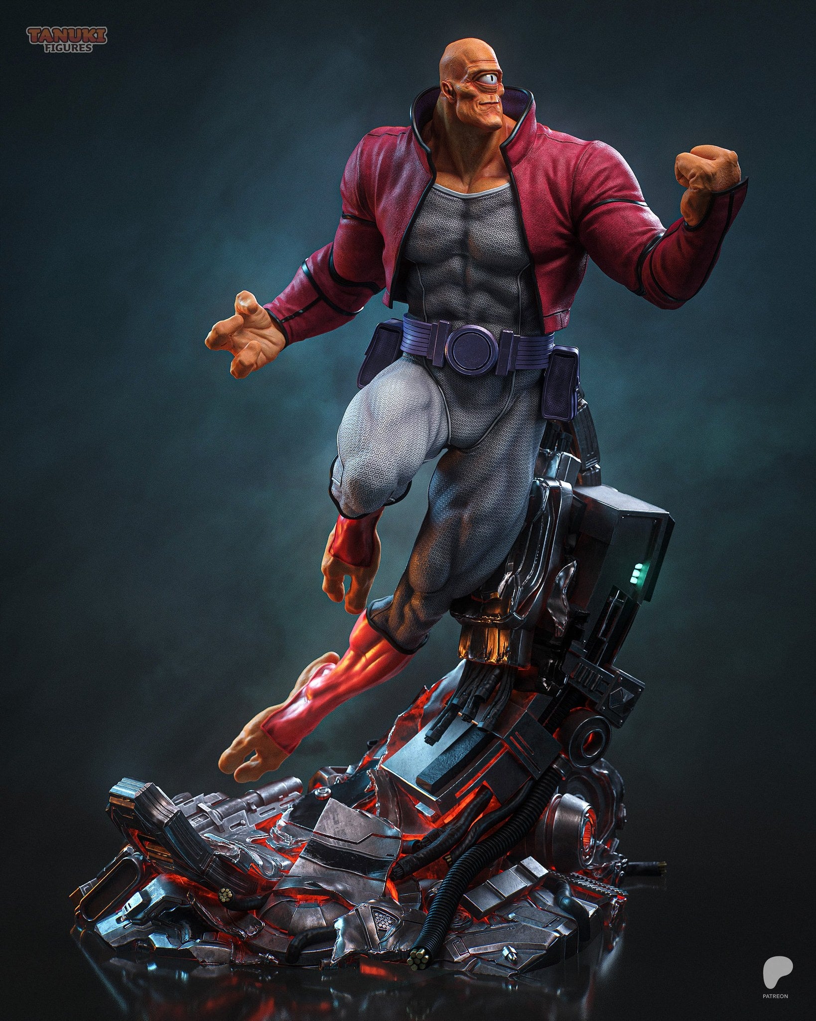 Allen the Alien (Invincible) resin figure by Tanuki Figures — studio render 4