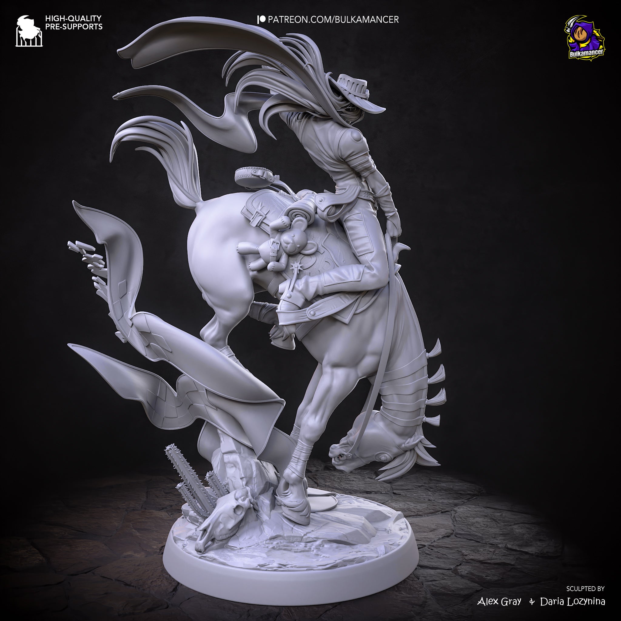 Gyro Zeppeli (Jojo's Bizarre Adventure) resin figure by Bulkamancer — studio render 17