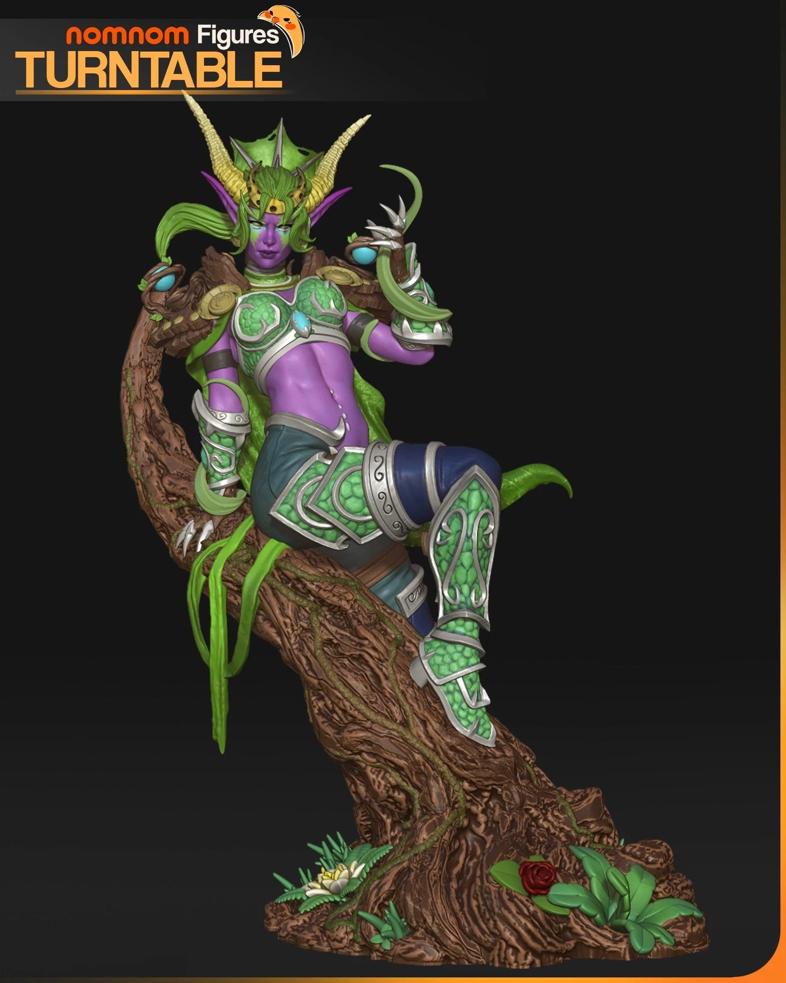 Ysera World of Warcraft resin figure by NomNom Figures — studio preview 8