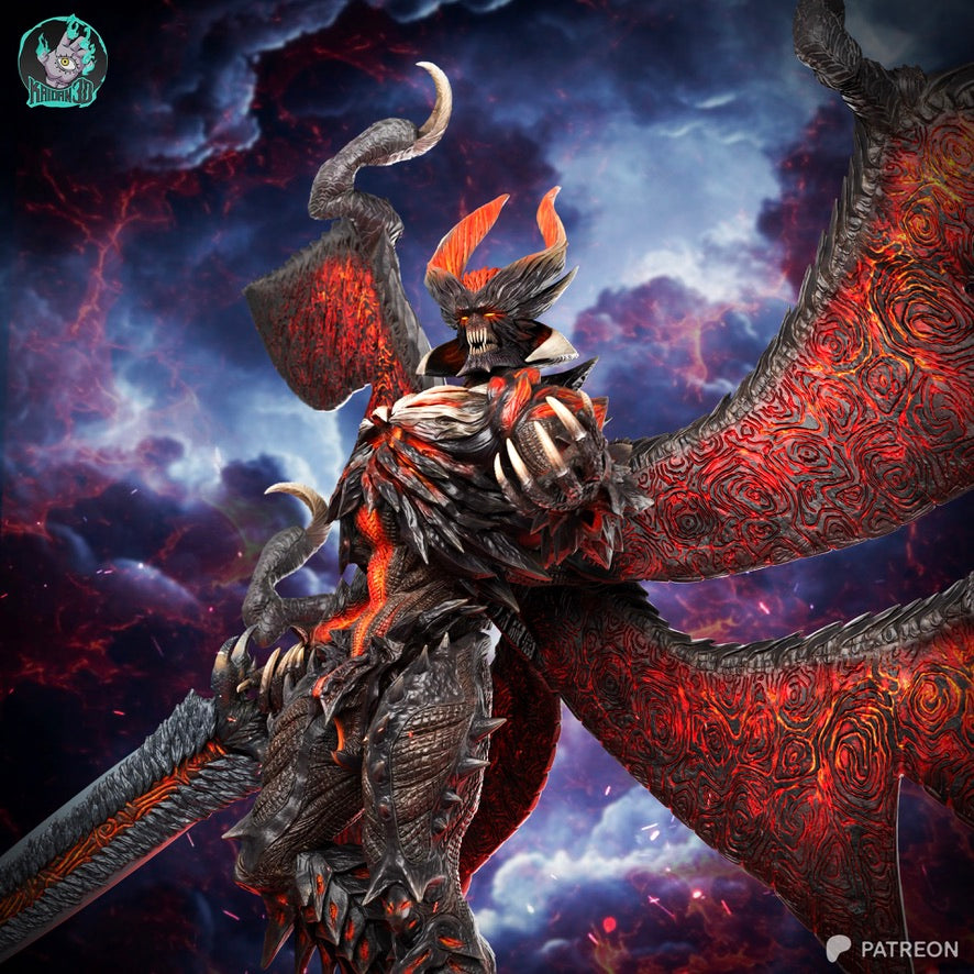 Dante (Devil May Cry) resin figure by Kaidan 3D — studio render 3