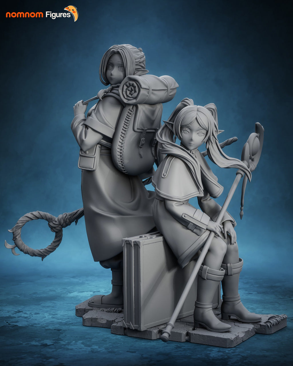Frieren and Marcille — studio render 12