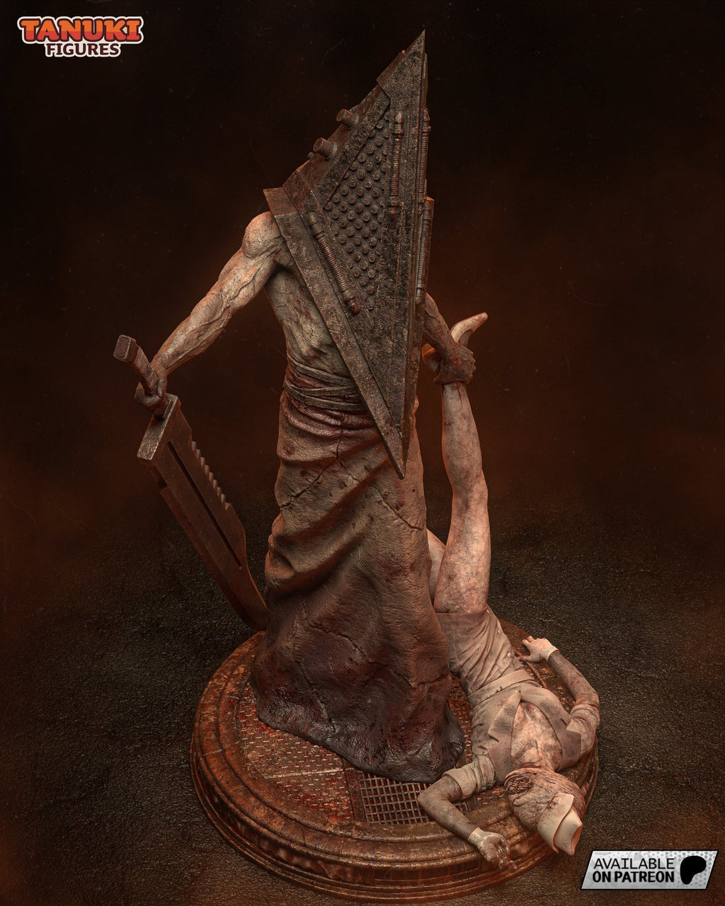 Pyramid Head (Silent Hill) resin figure by Tanuki Figures — studio render 7