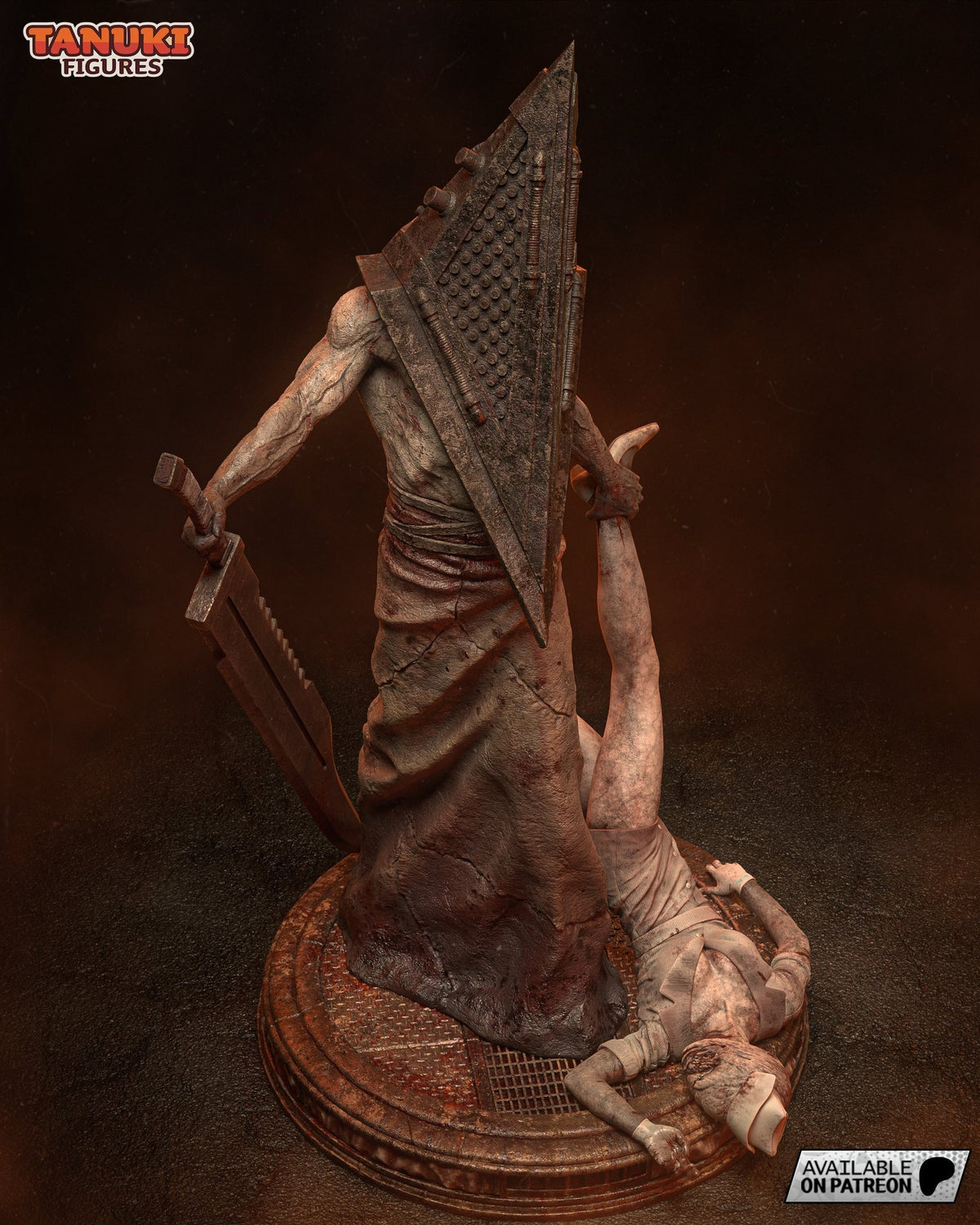 Pyramid Head (Silent Hill) resin figure by Tanuki Figures — studio render 7