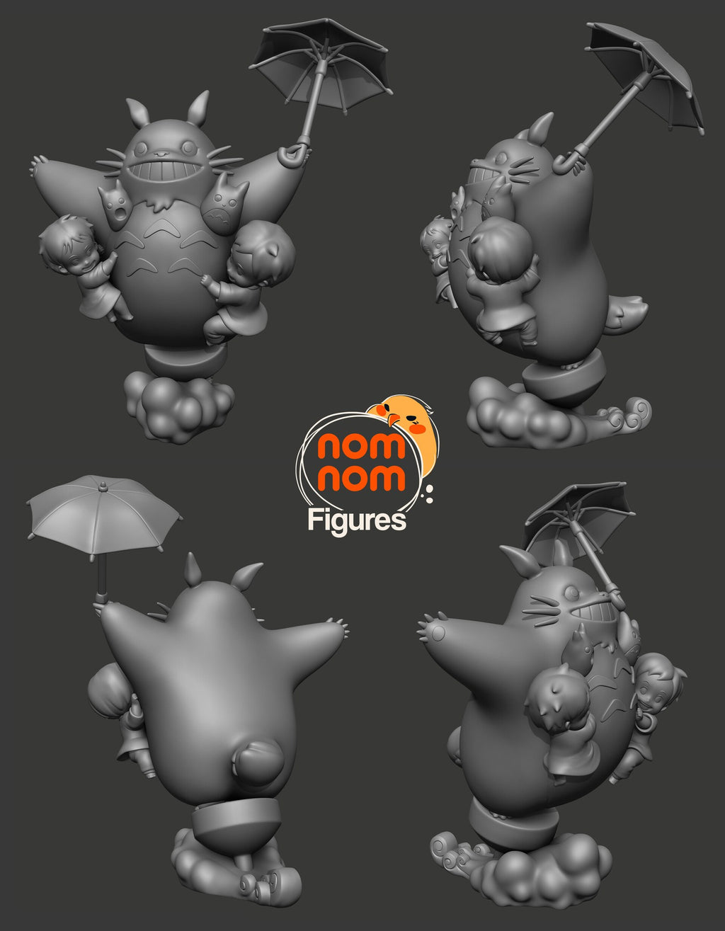Totoro — studio render 3