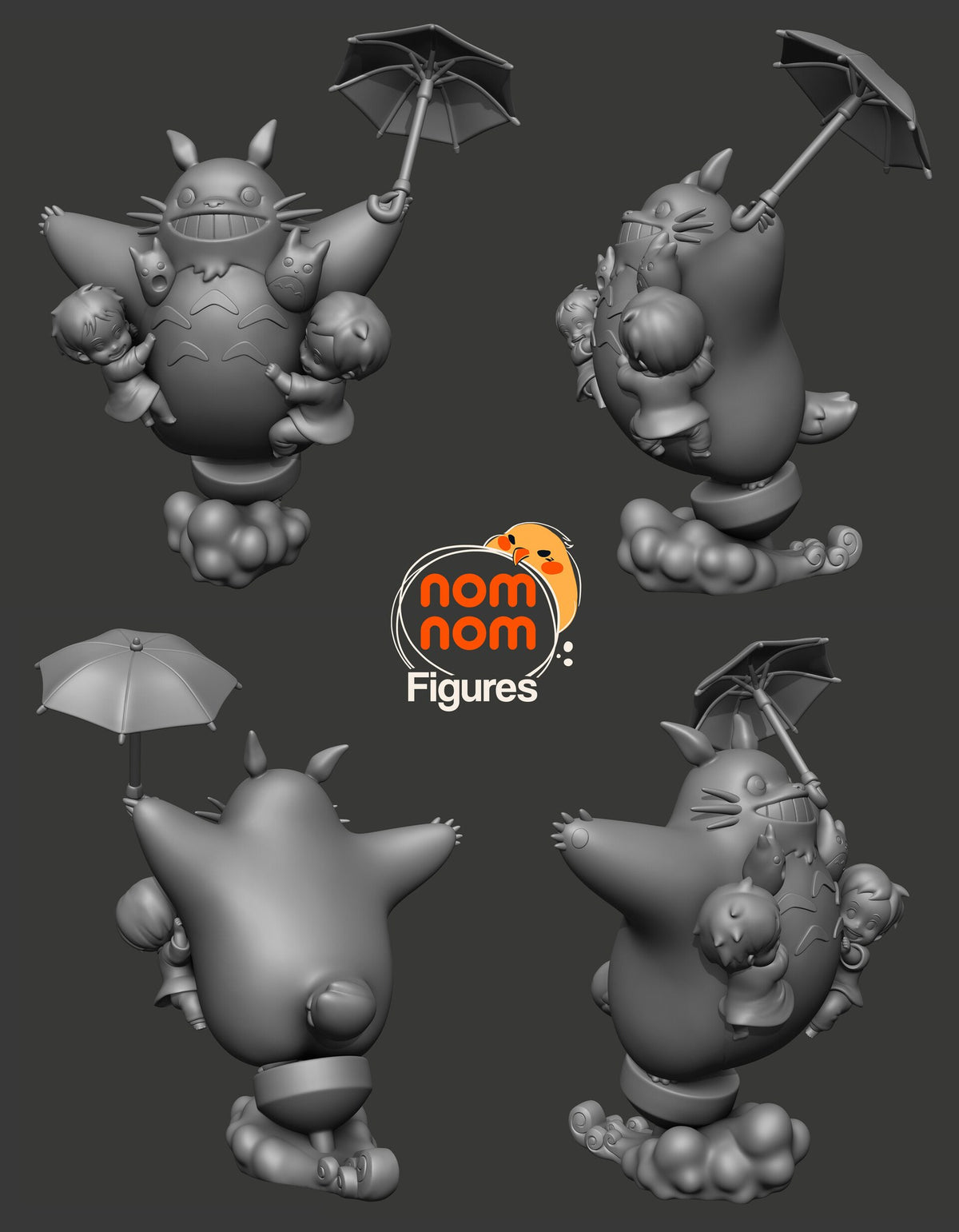 Totoro — studio render 3