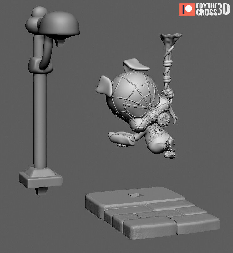 Spider-Ham — studio render 2