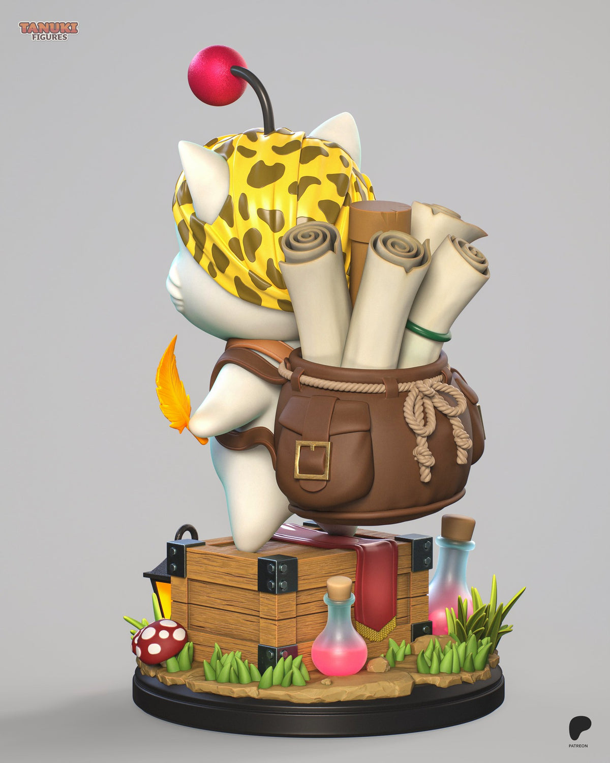 Moogle (Final Fantasy) resin figure by Tanuki Figures — studio render 4