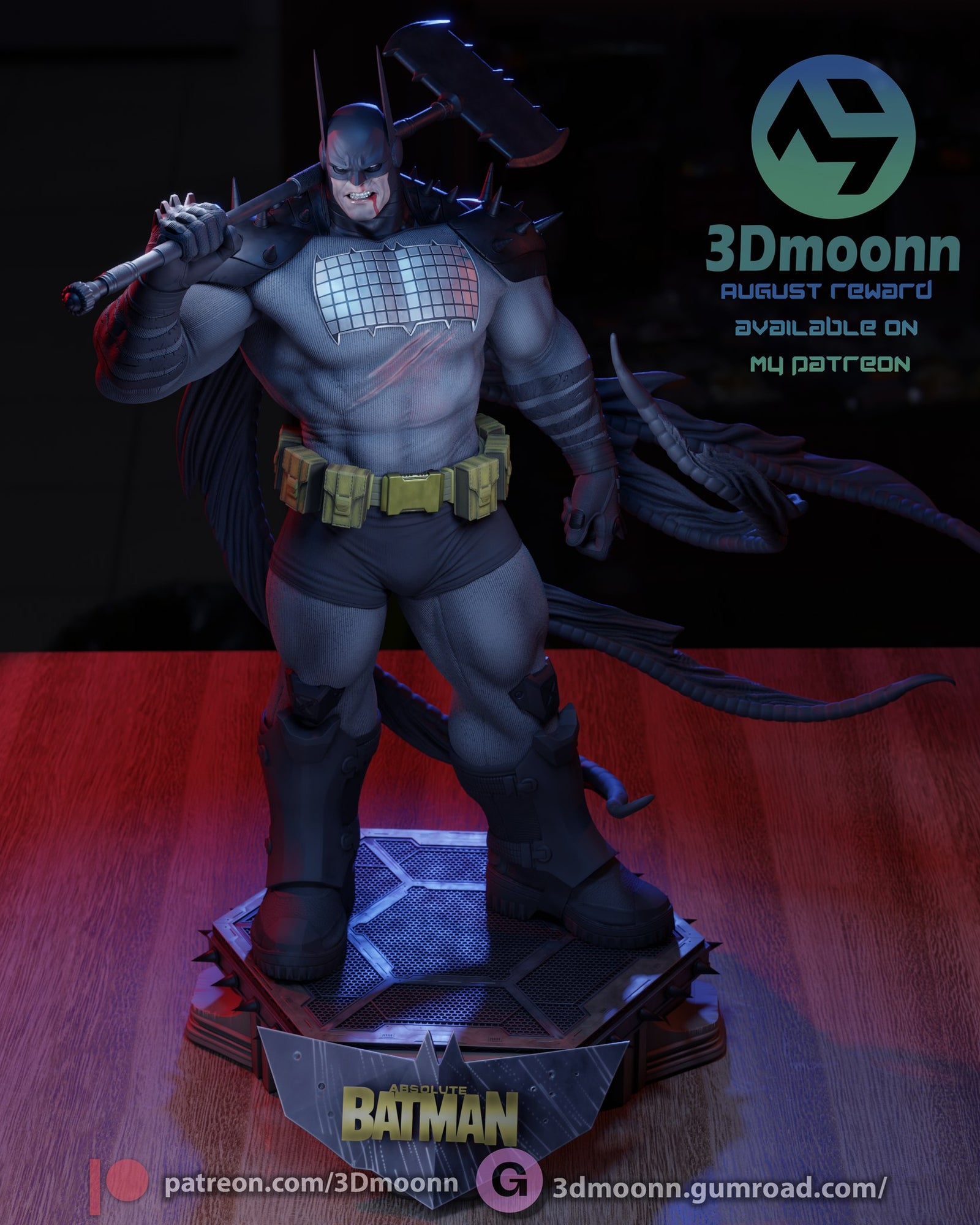batman dc 3dmoonnabsolute