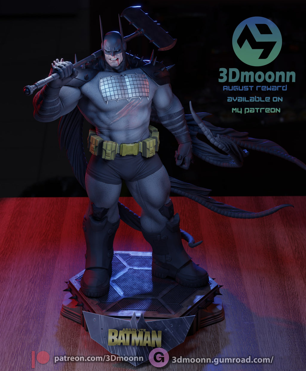 batman dc 3dmoonnabsolute