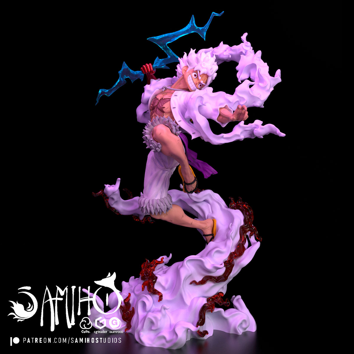 monkey d luffy one piece samiho studios nika