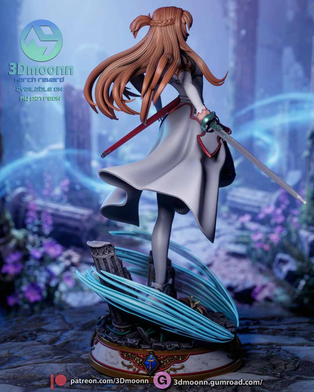 asuna yuuki sword art online 3dmoonn asunasword