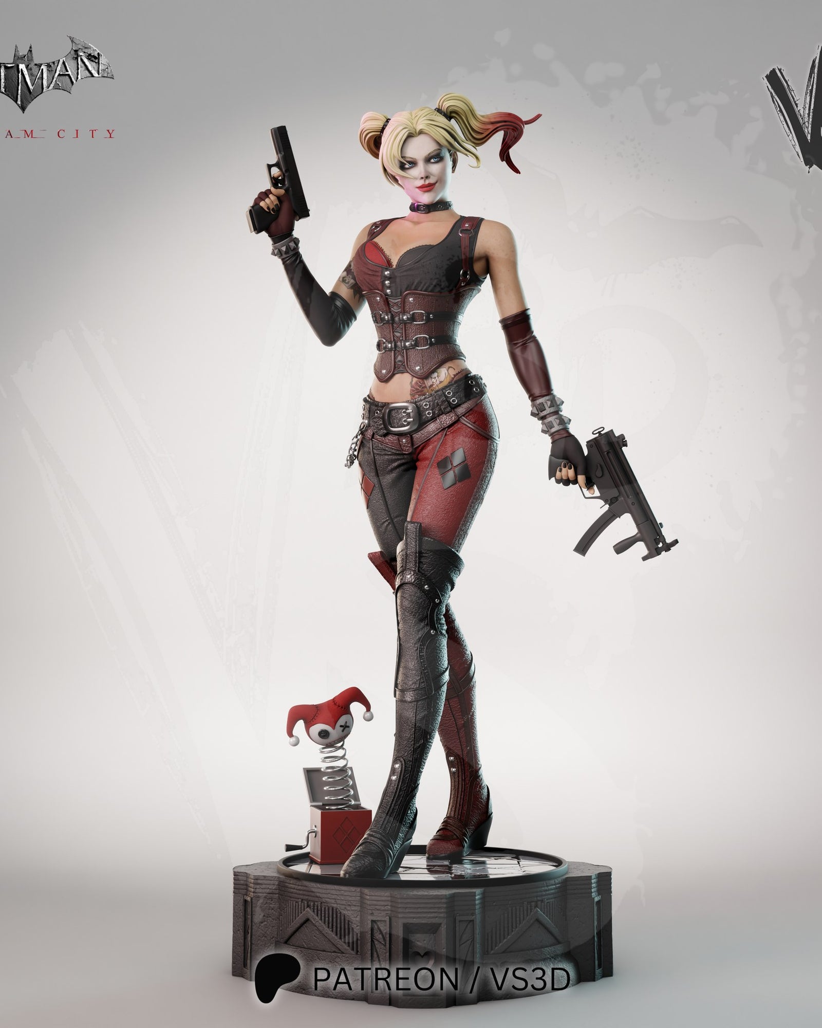 harley quinn dc vs3d arkham