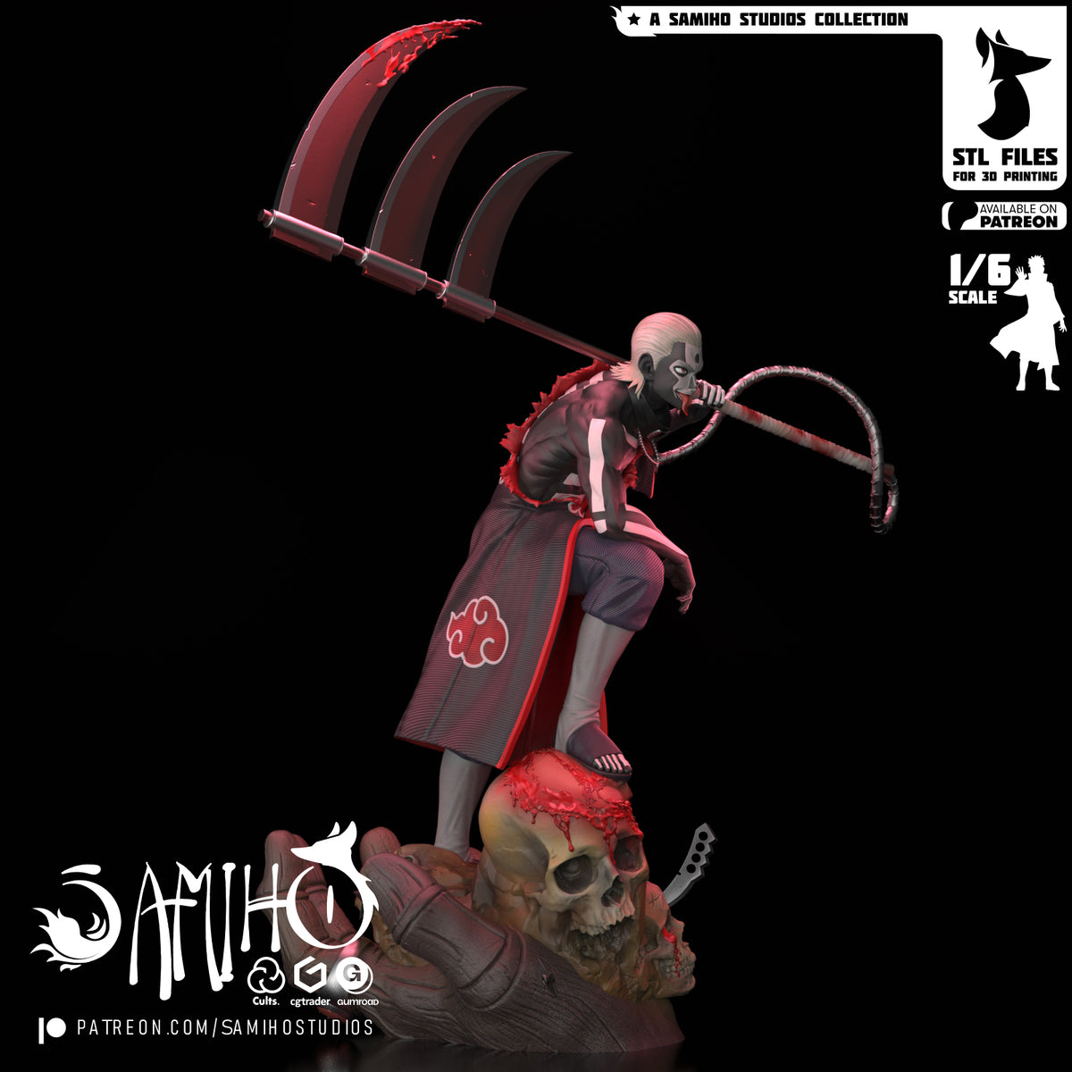hidan naruto samiho studios