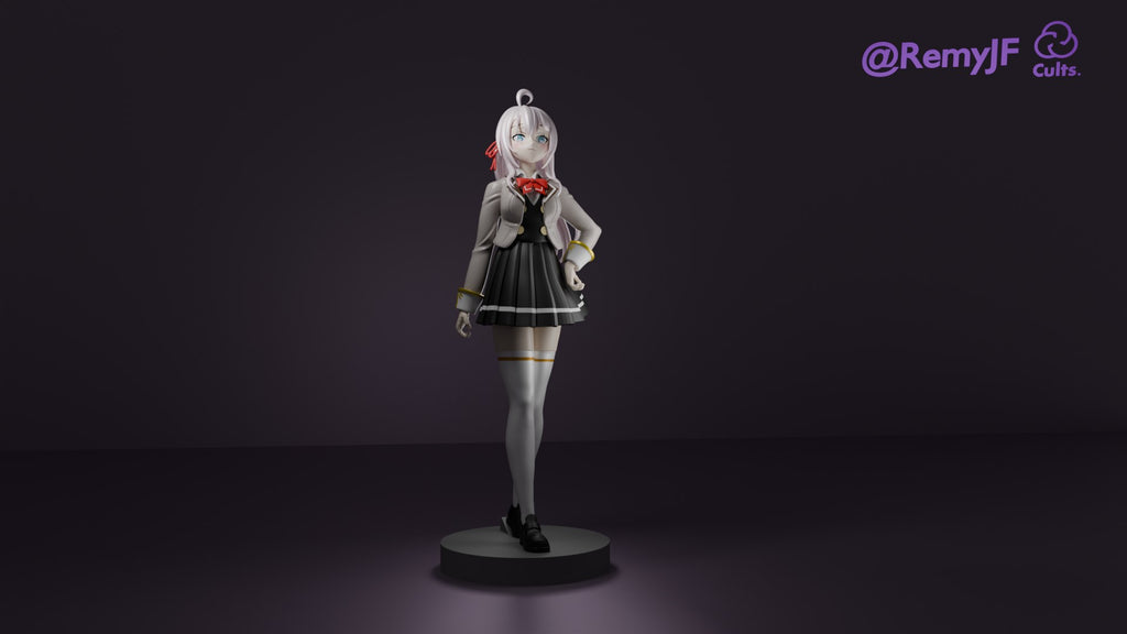Alisa Mikhailovna Kujou (Alya Sometimes Hides Her Feelings in Russian) resin figure by RemyJF — studio render 2