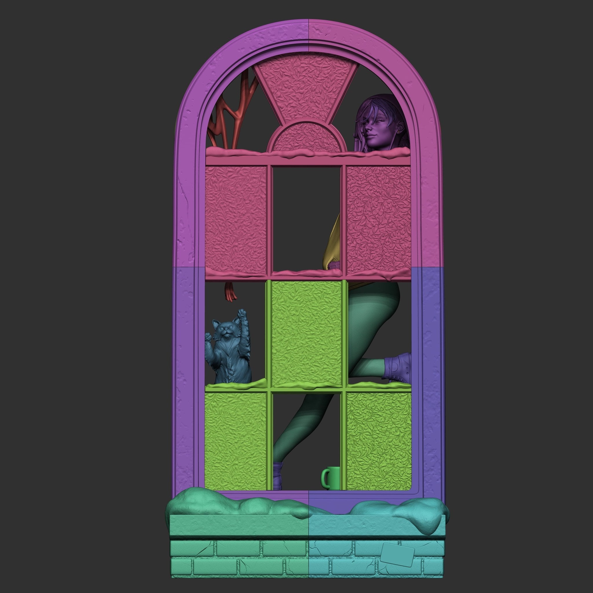 Gwen Stacy — studio render 8