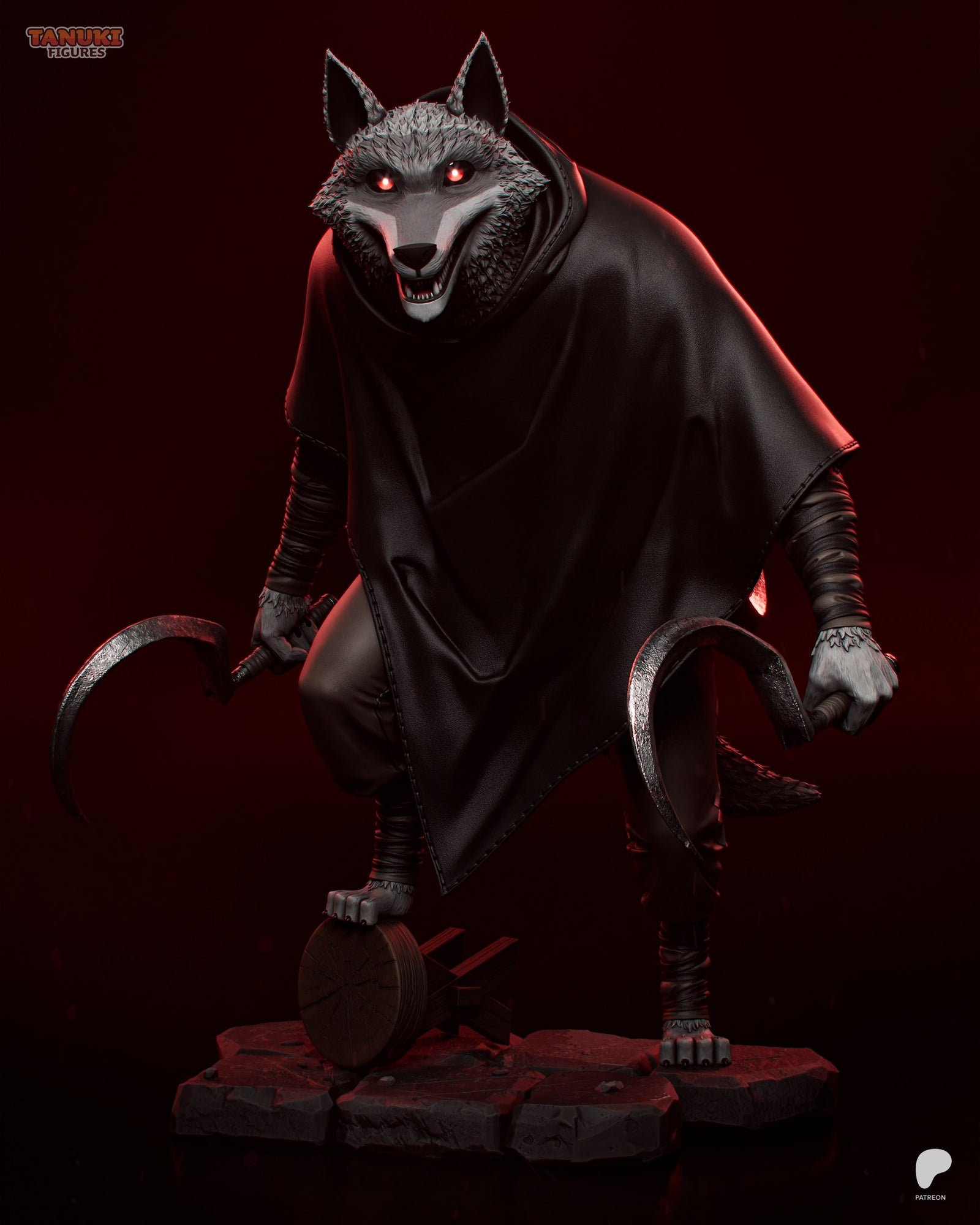 Death (Puss in Boots) resin figure by Tanuki Figures — studio render 1