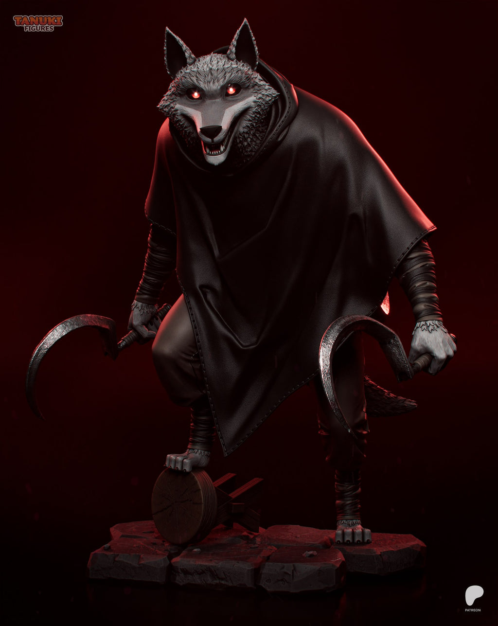 Death (Puss in Boots) resin figure by Tanuki Figures — studio render 1