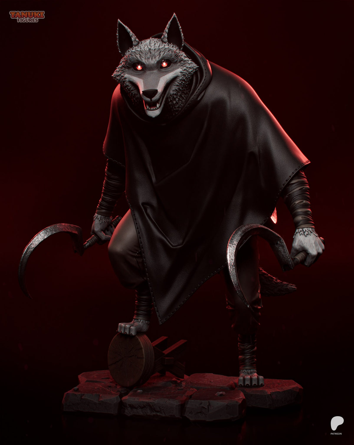 Death (Puss in Boots) resin figure by Tanuki Figures — studio render 1