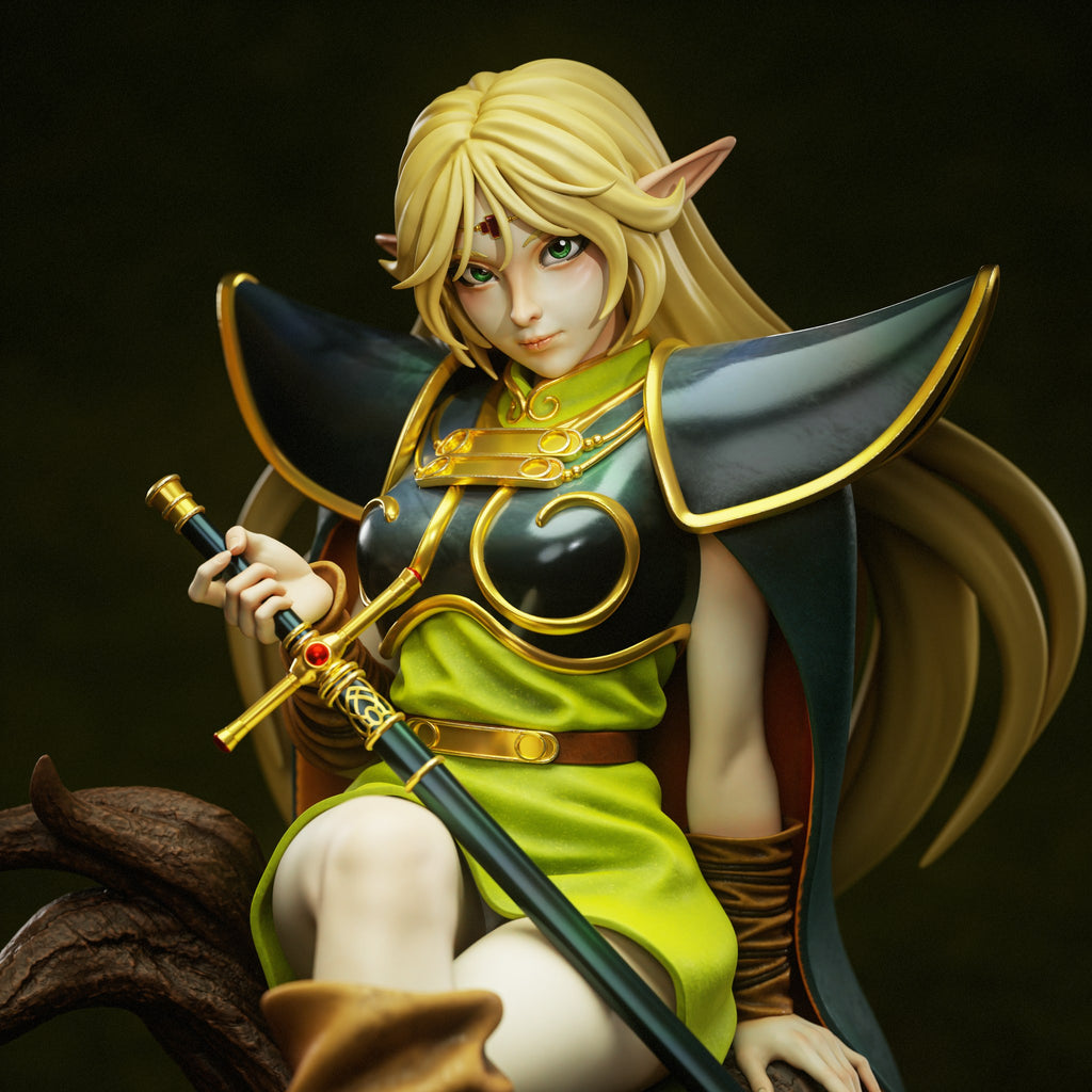 Deedlit (Record of Lodoss War) resin figure by Tenshi Figures — studio render 1