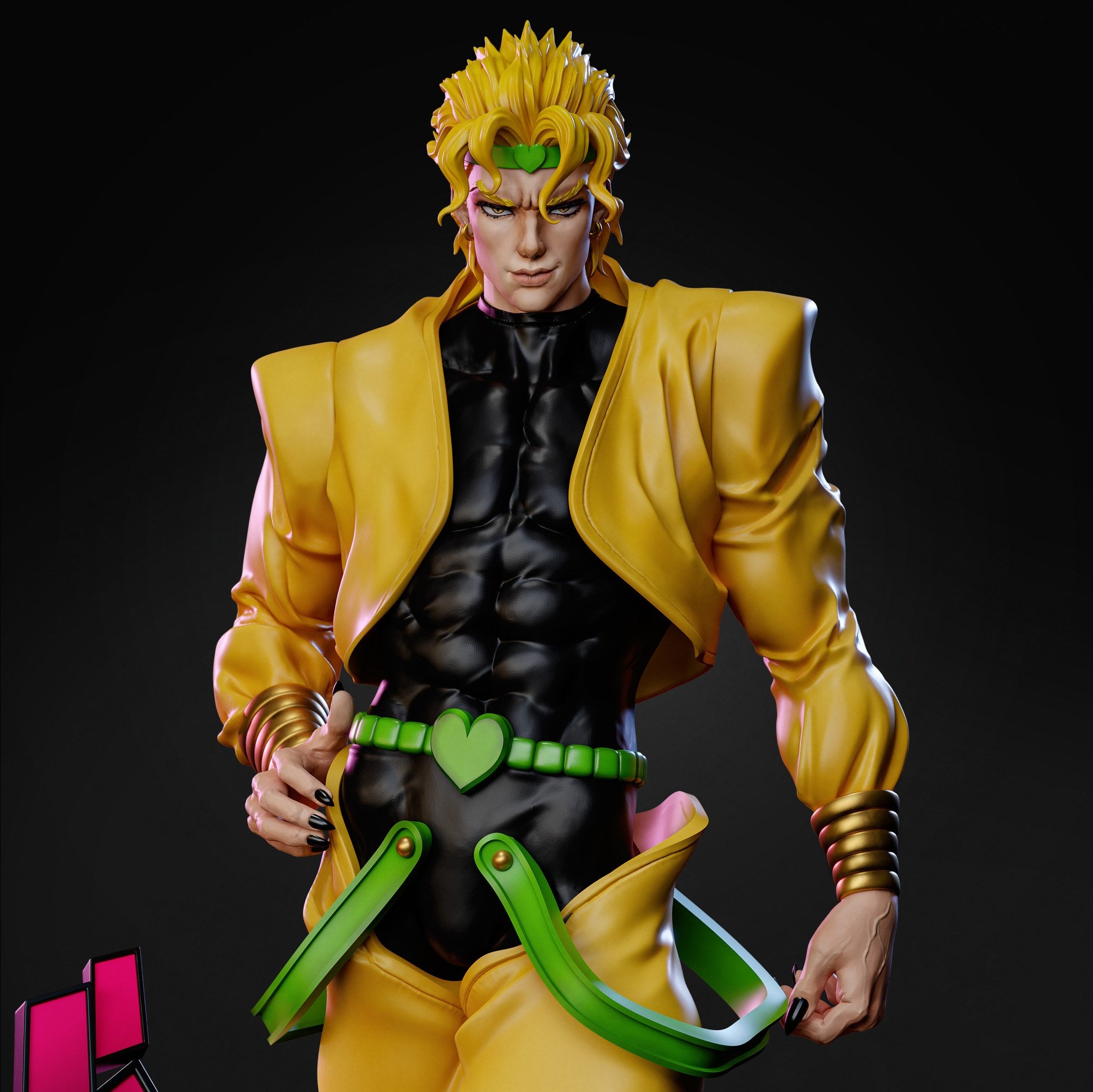 Dio Brando (Jojo's Bizarre Adventure) resin figure by Tenshi Figures — studio render 4