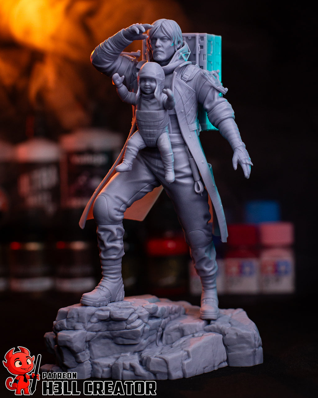 Sam Porter Bridges (Death Stranding) resin figure by h3LLcreator — studio render 11