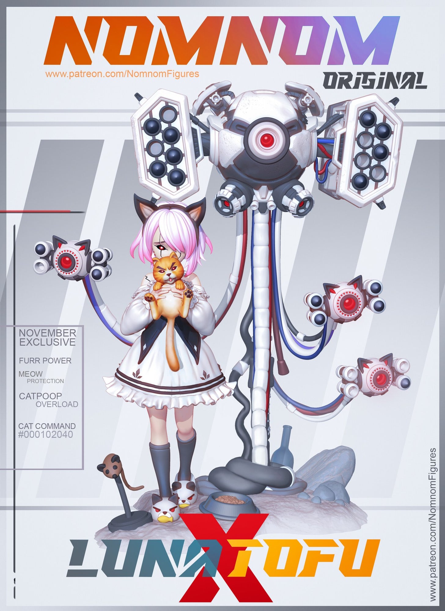 Luna _Original Characters resin figure by NomNom Figures — studio preview 1