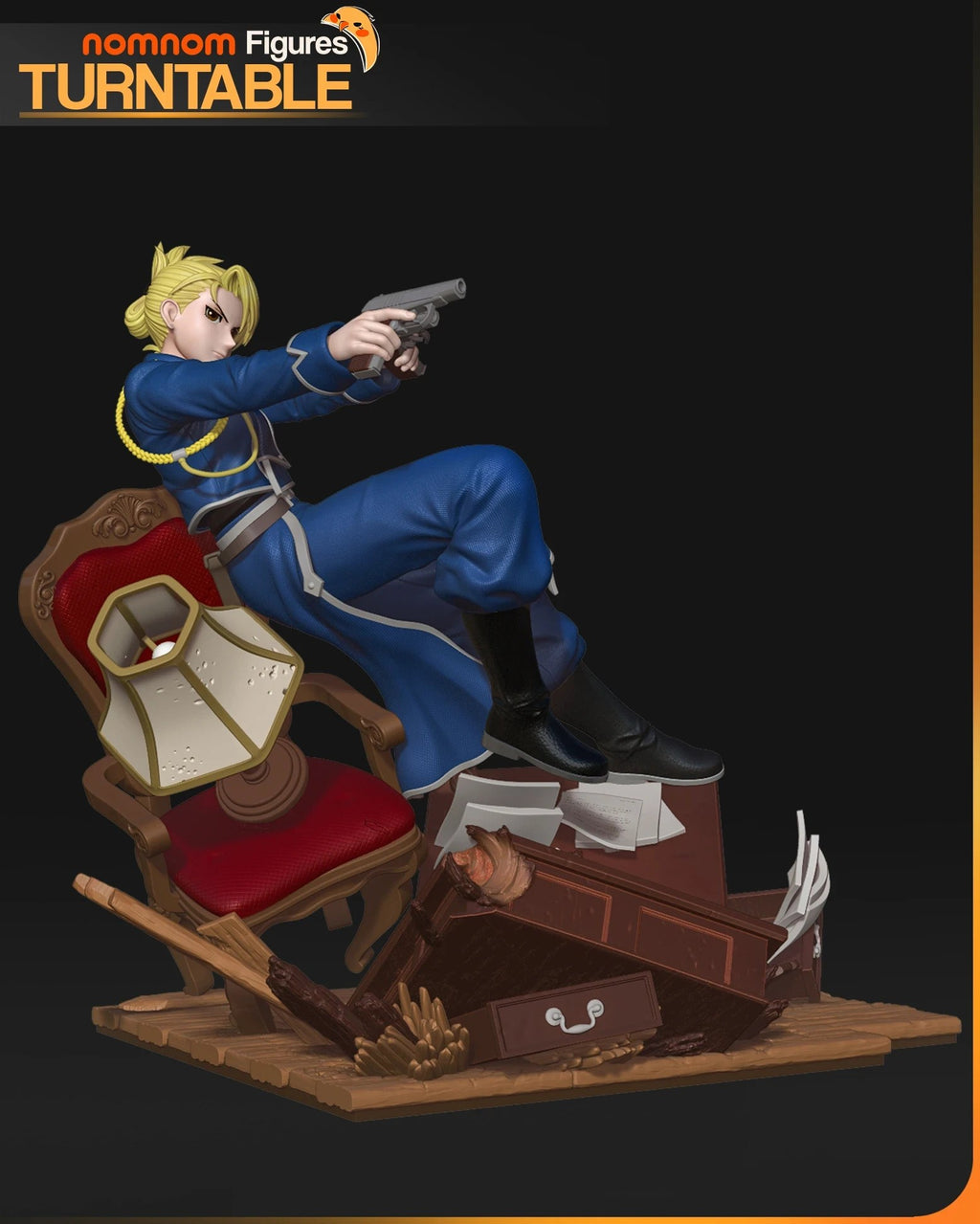 Riza Hawkeye — studio render 7