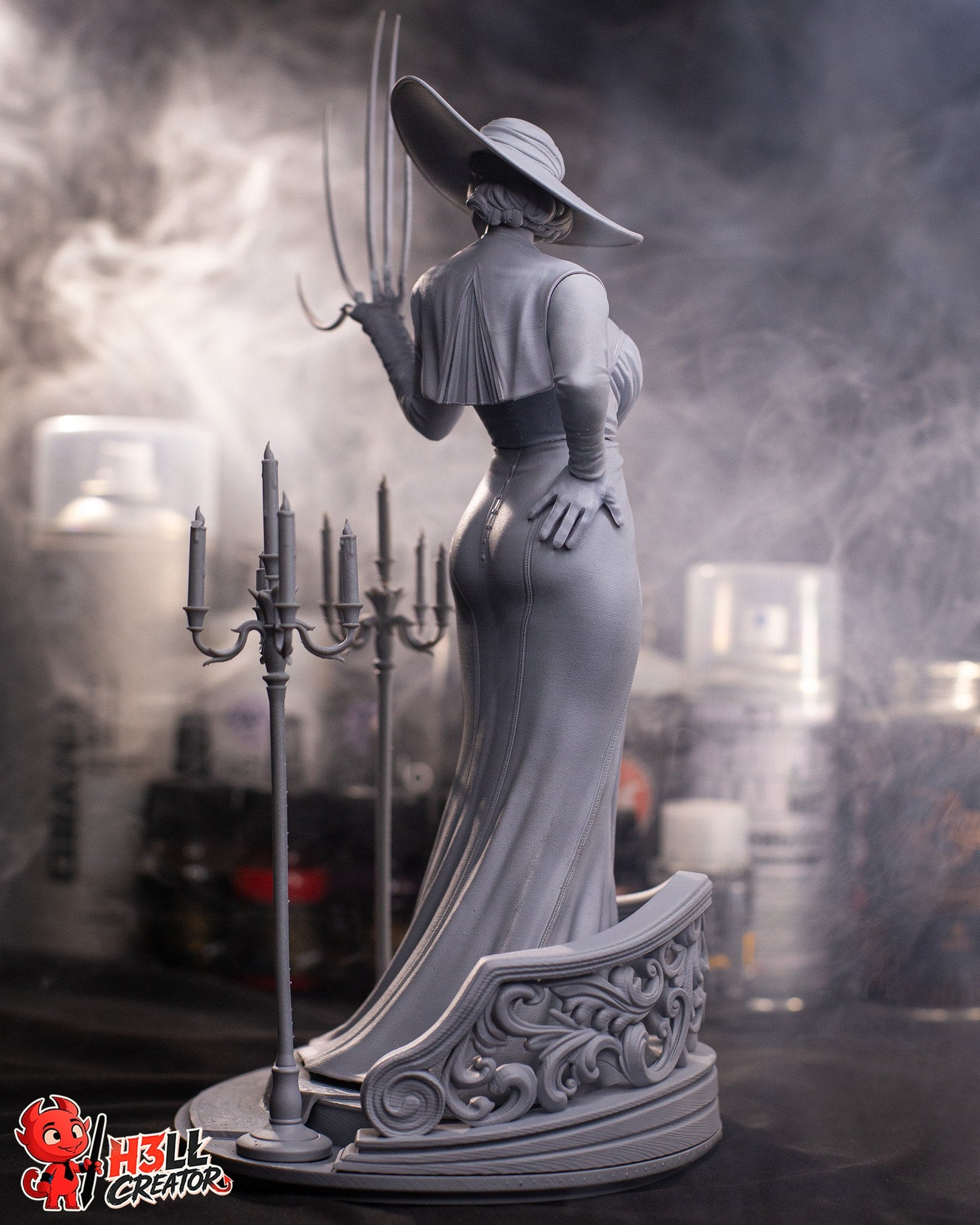 Alcina Dimitrescu (Resident Evil) resin figure by h3LLcreator — studio render 13