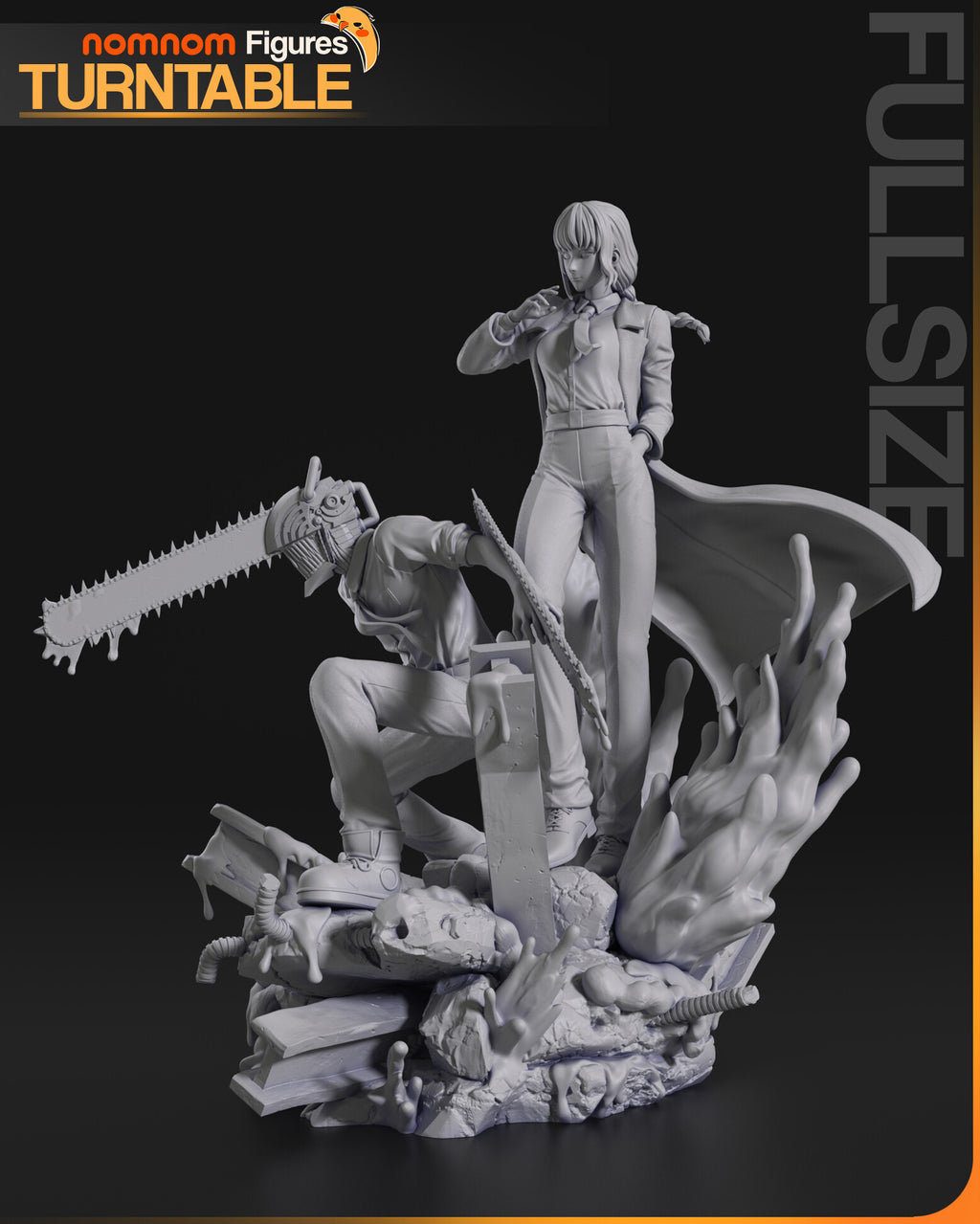 Makima and Denji — studio render 5