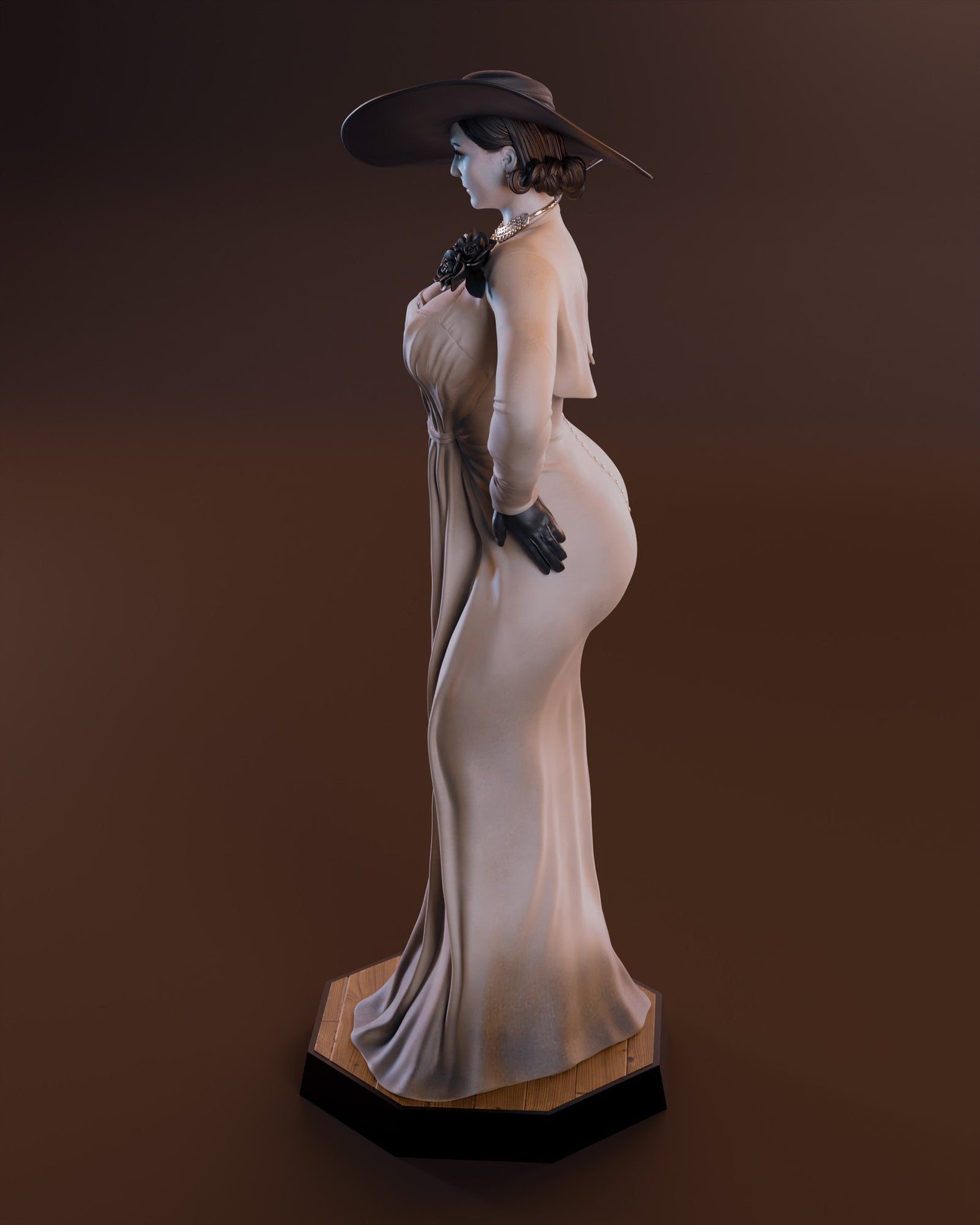 Alcina Dimitrescu (Resident Evil) resin figure by Abe3D — studio render 4