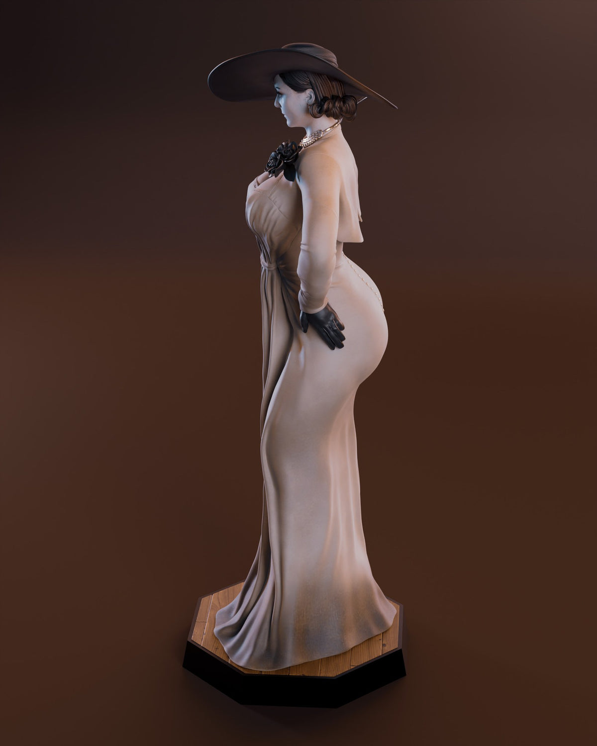 Alcina Dimitrescu (Resident Evil) resin figure by Abe3D — studio render 4
