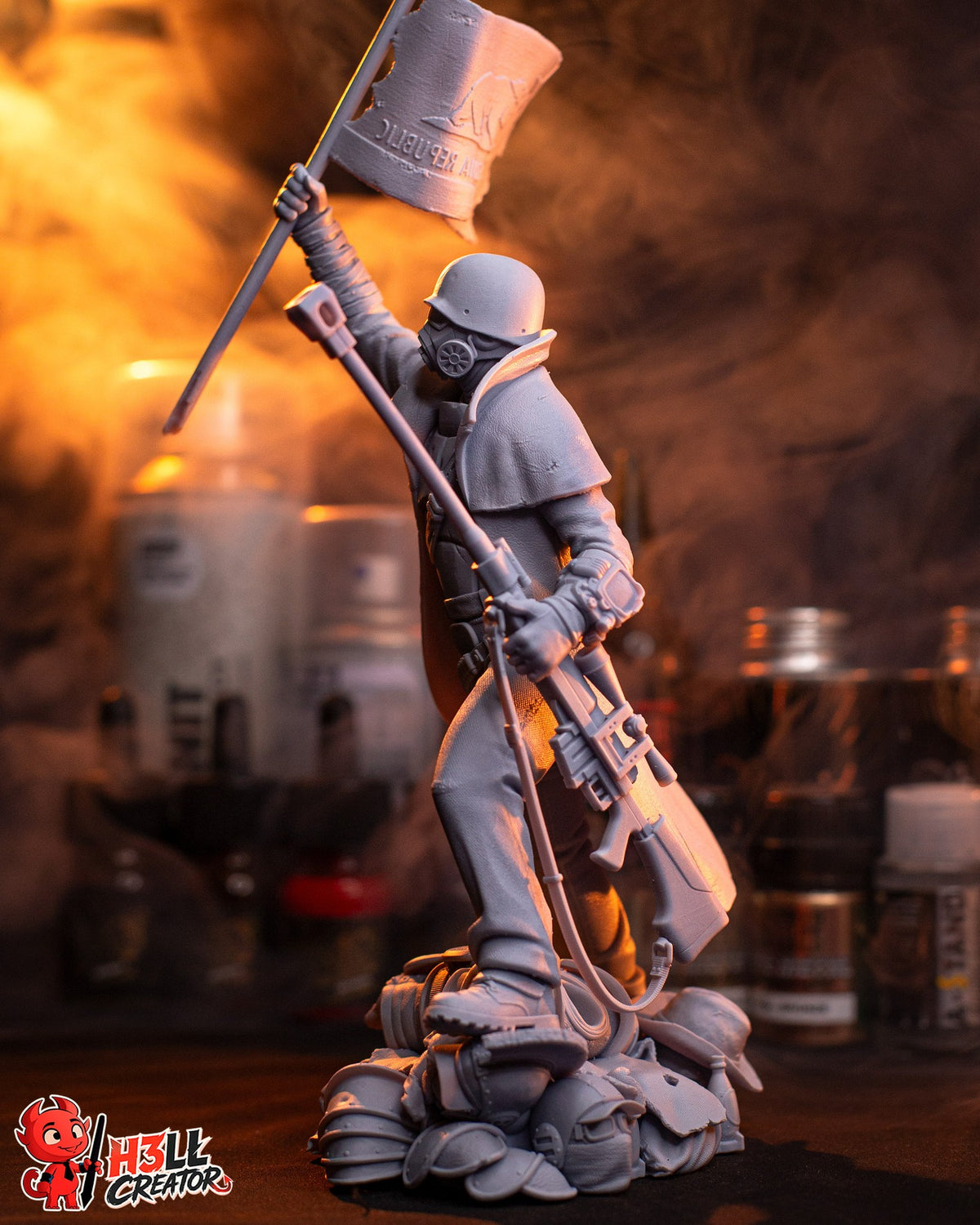 NCR Ranger (Fallout) resin figure by h3LLcreator — studio render 13