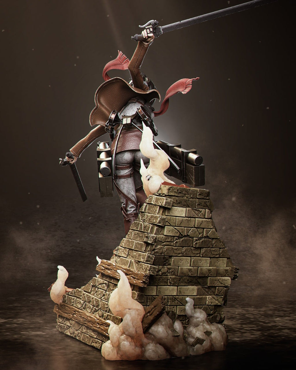 Mikasa Ackerman — studio render 6