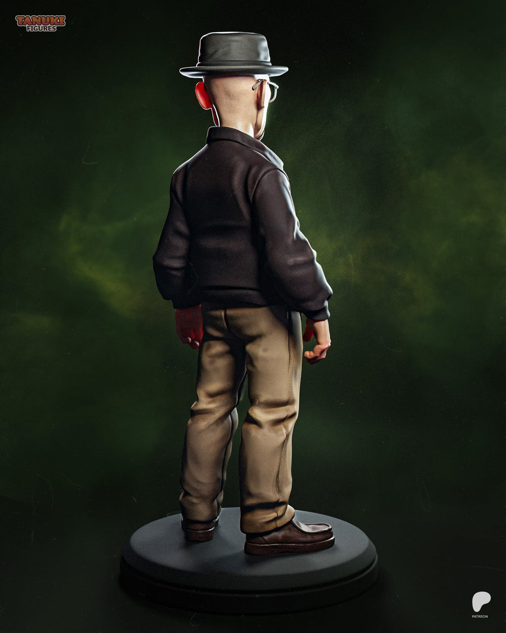 Walter White (Breaking Bad) resin figure by Tanuki Figures — studio render 3