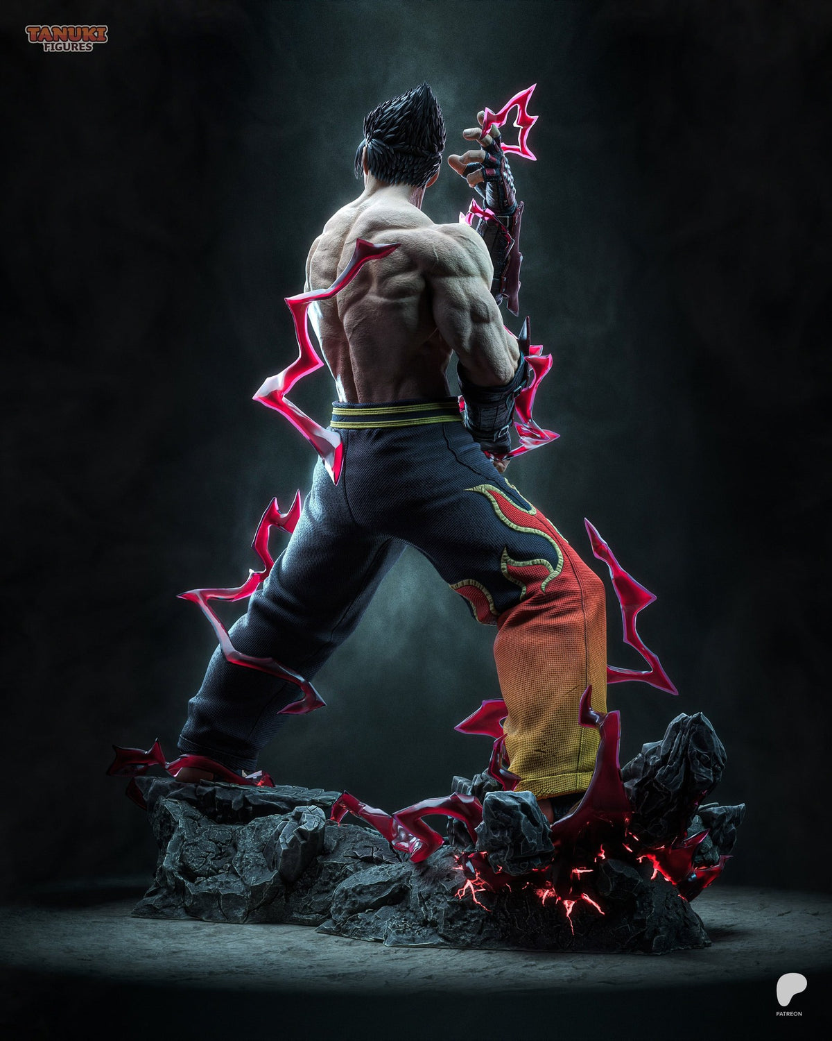Jin Kazama (Tekken) resin figure by Tanuki Figures — studio render 5