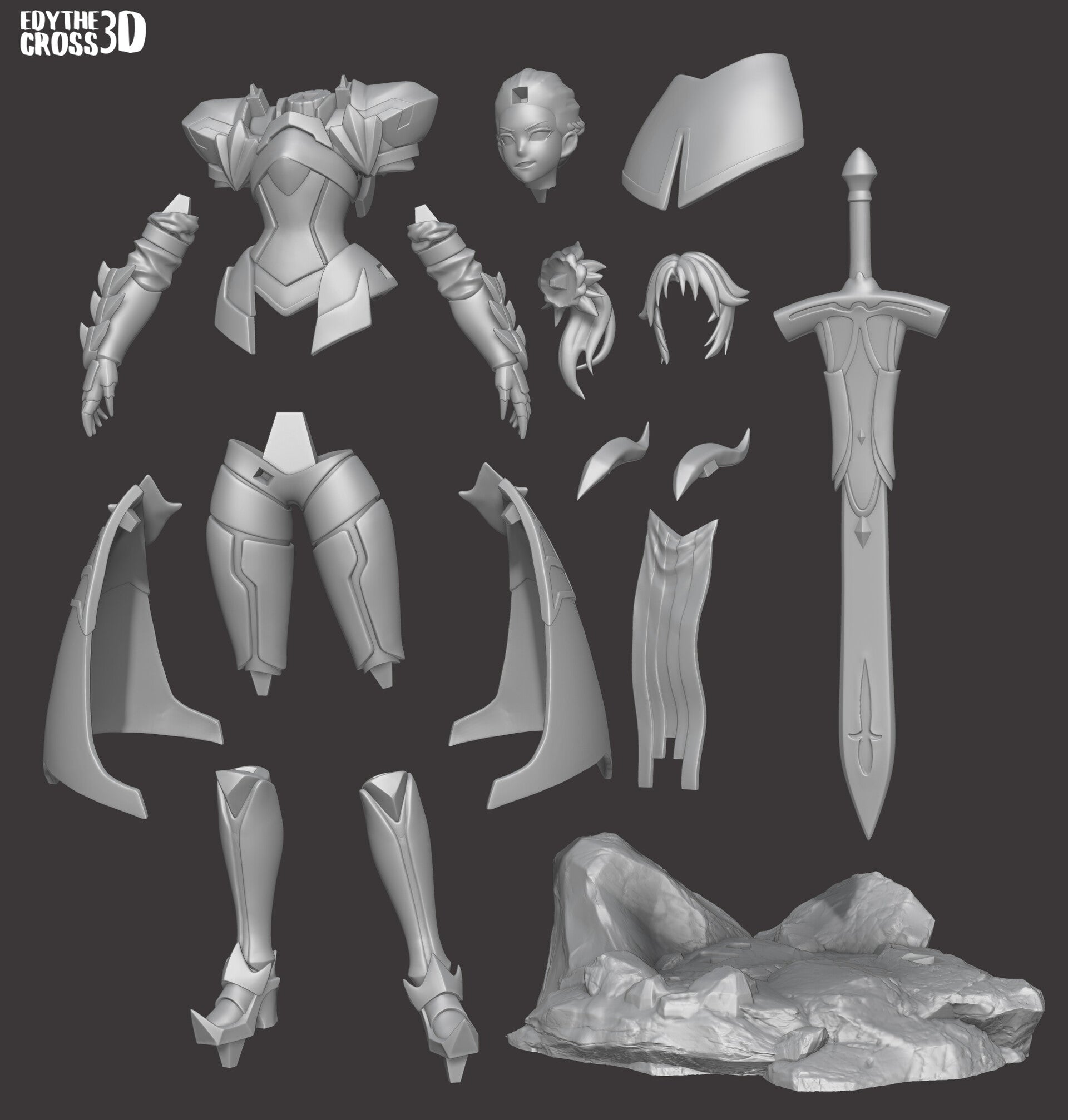 Mordred — studio render 2
