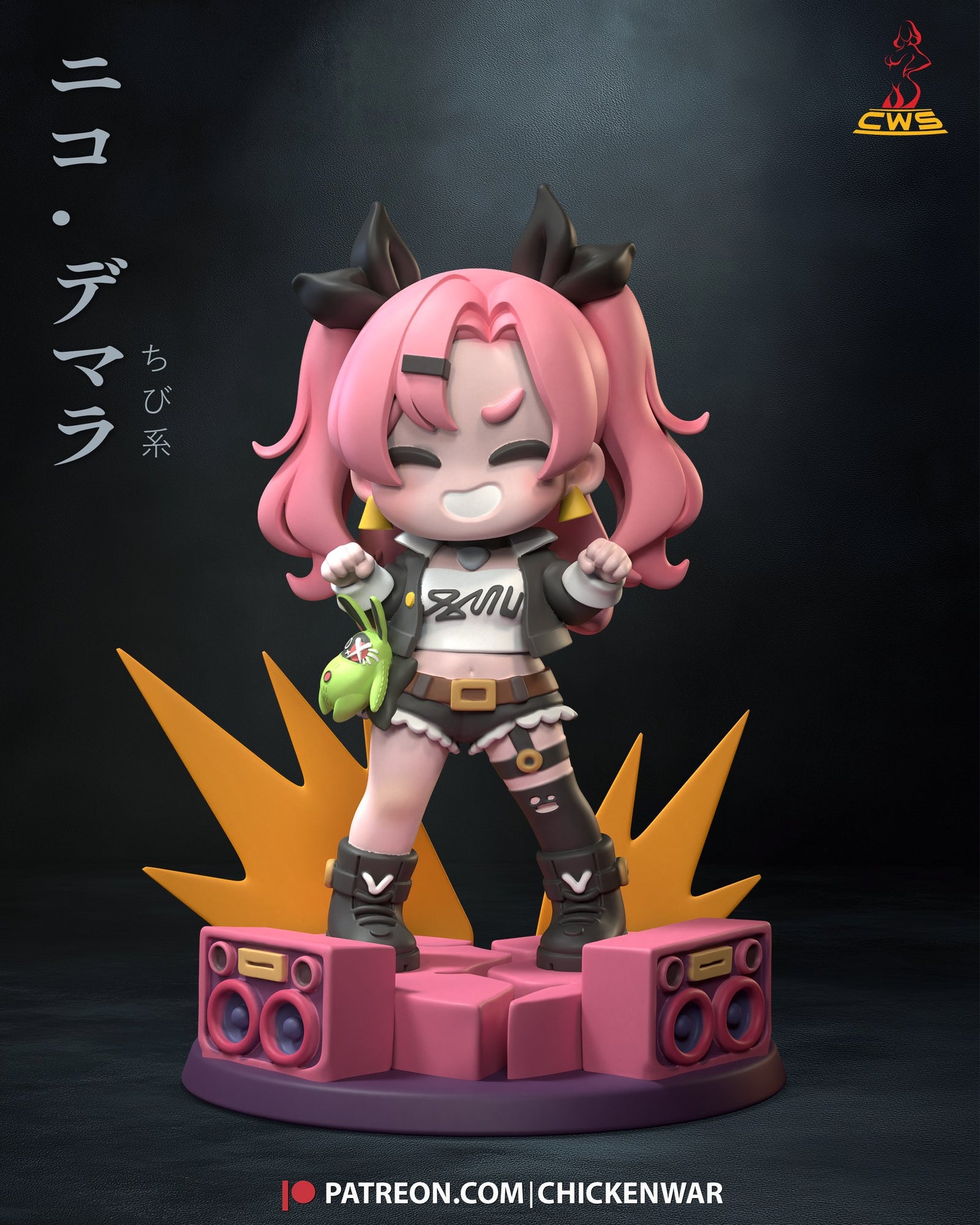 Nicole Demara (Zenless Zone Zero) resin figure by CW Studio — studio render 2