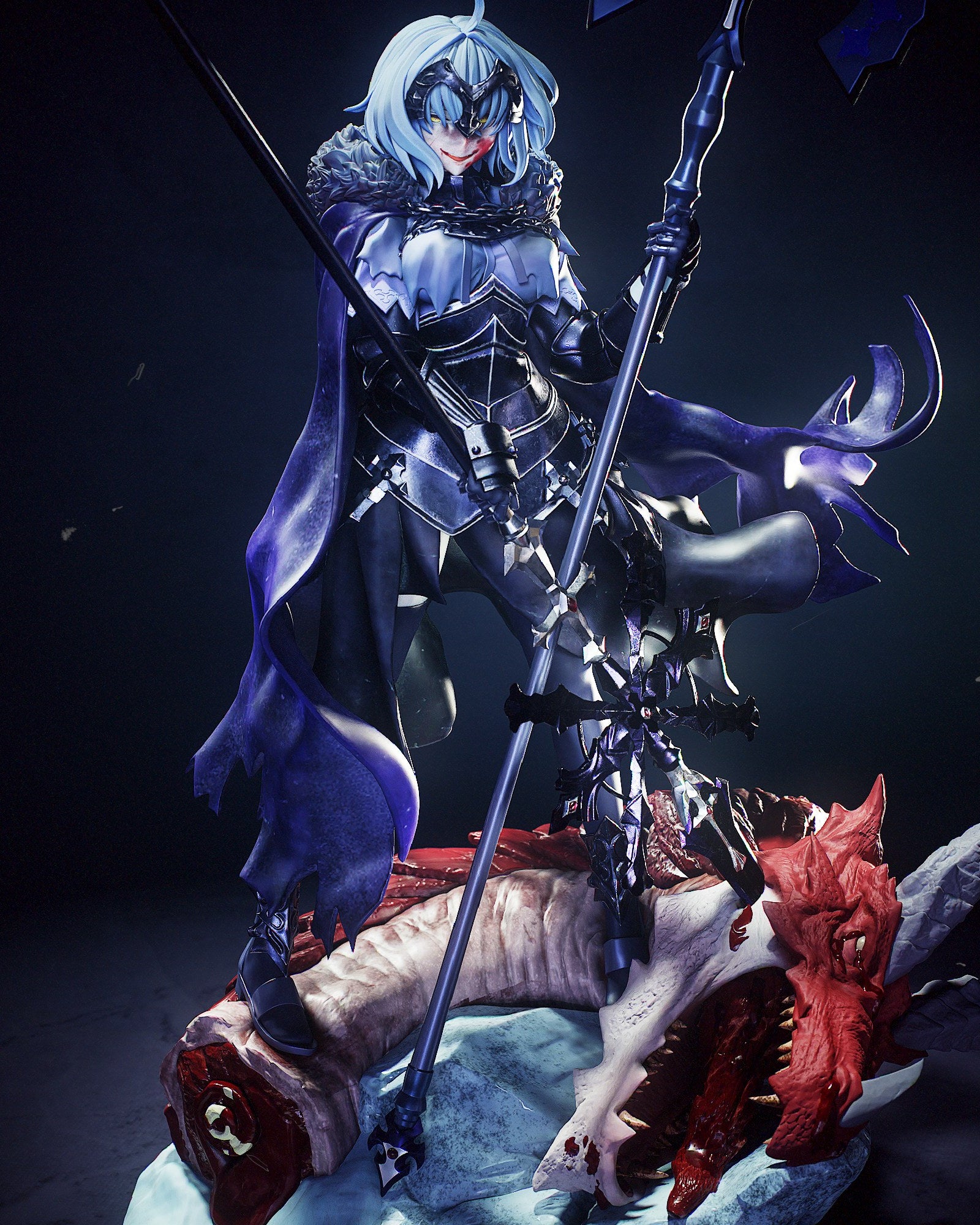 Jeanne d'Arc Alter (Fate) resin figure by Tenshi Figures — studio render 6