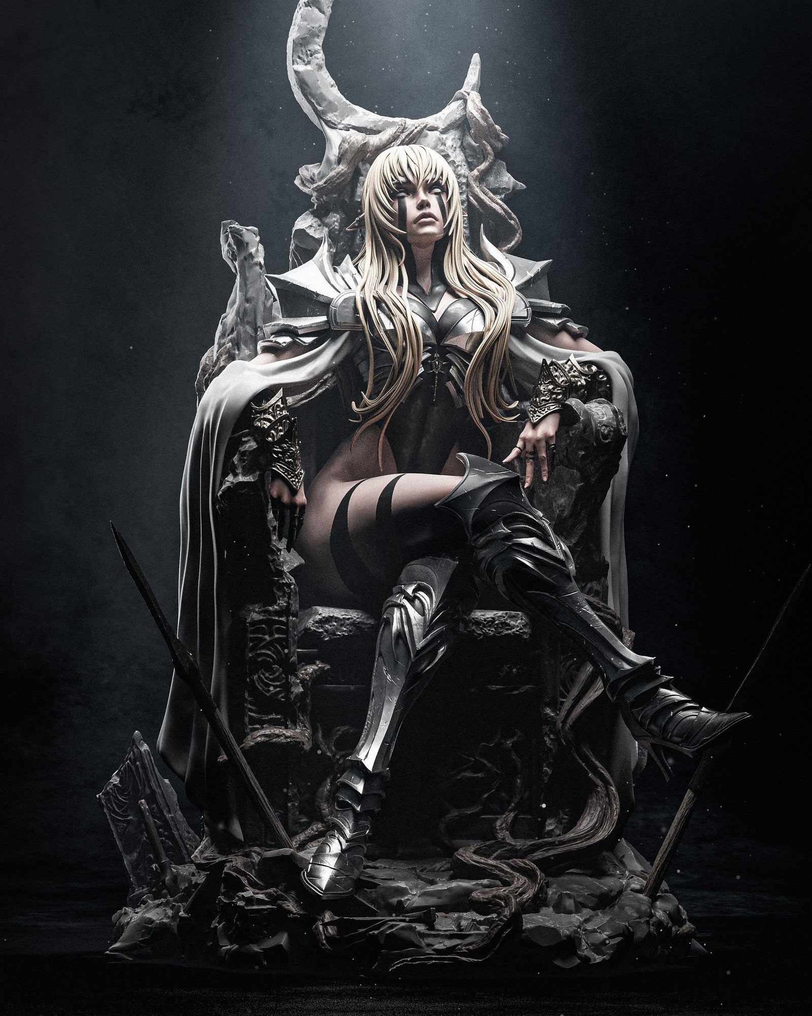 The Underworld’s Grand Matriarch (_Original Characters) resin figure by CA 3D Studios — studio render 4