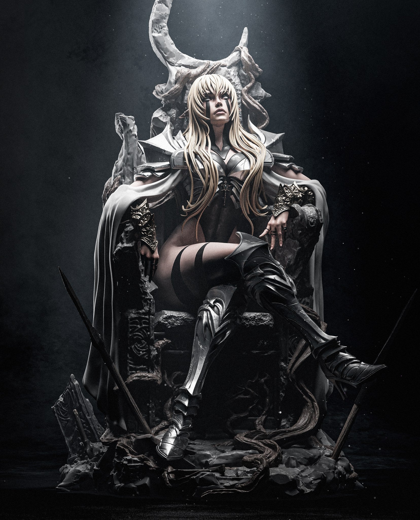 The Underworld’s Grand Matriarch (_Original Characters) resin figure by CA 3D Studios — studio render 4