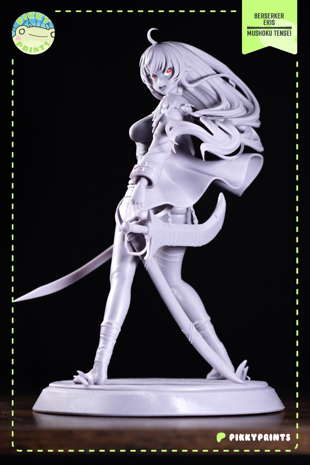 Eris Boreas Greyrat (Mushoku Tensei) resin figure by PikkyPrints — studio render 13