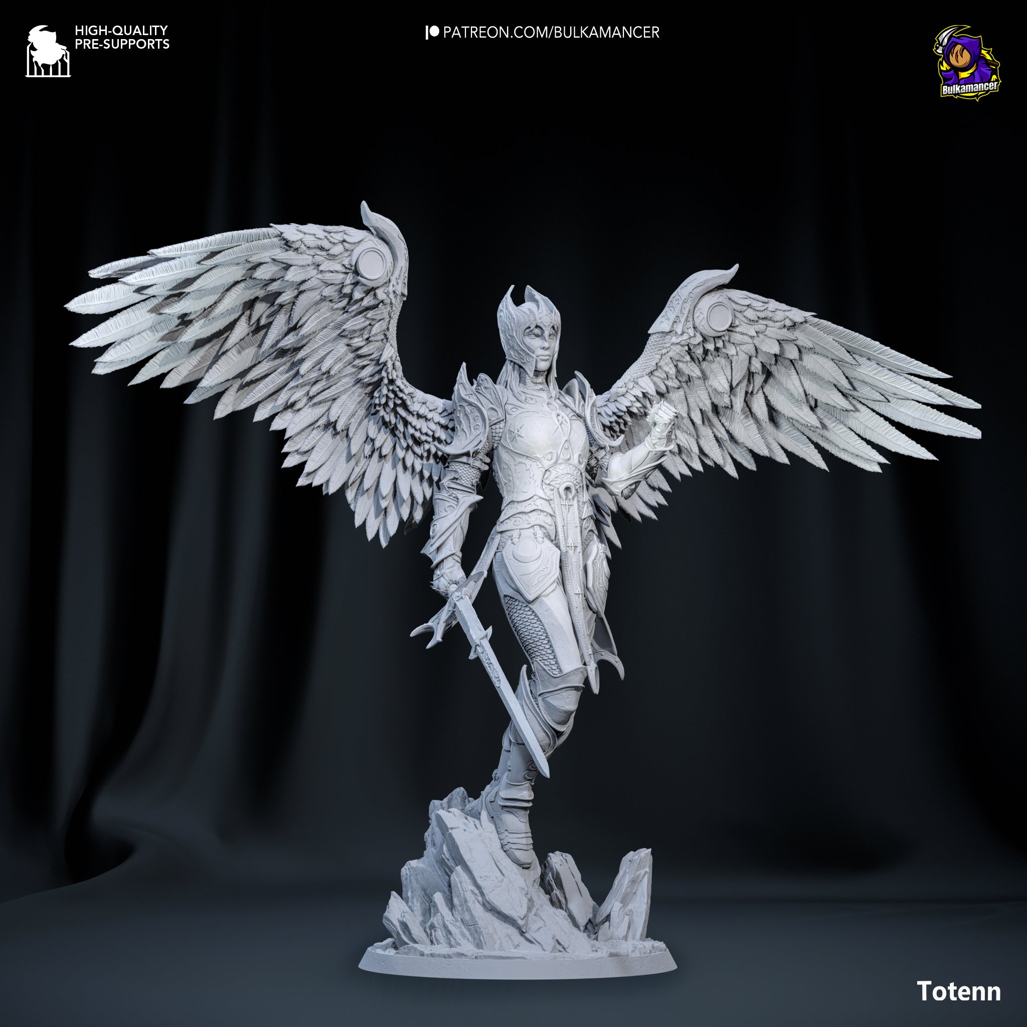 Dame Aylin (Baldur's Gate) resin figure by Bulkamancer — studio render 11