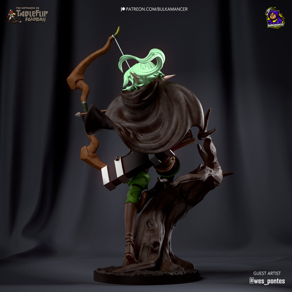 High-Elf Archer (Goblin Slayer) resin figure by Bulkamancer — studio render 5