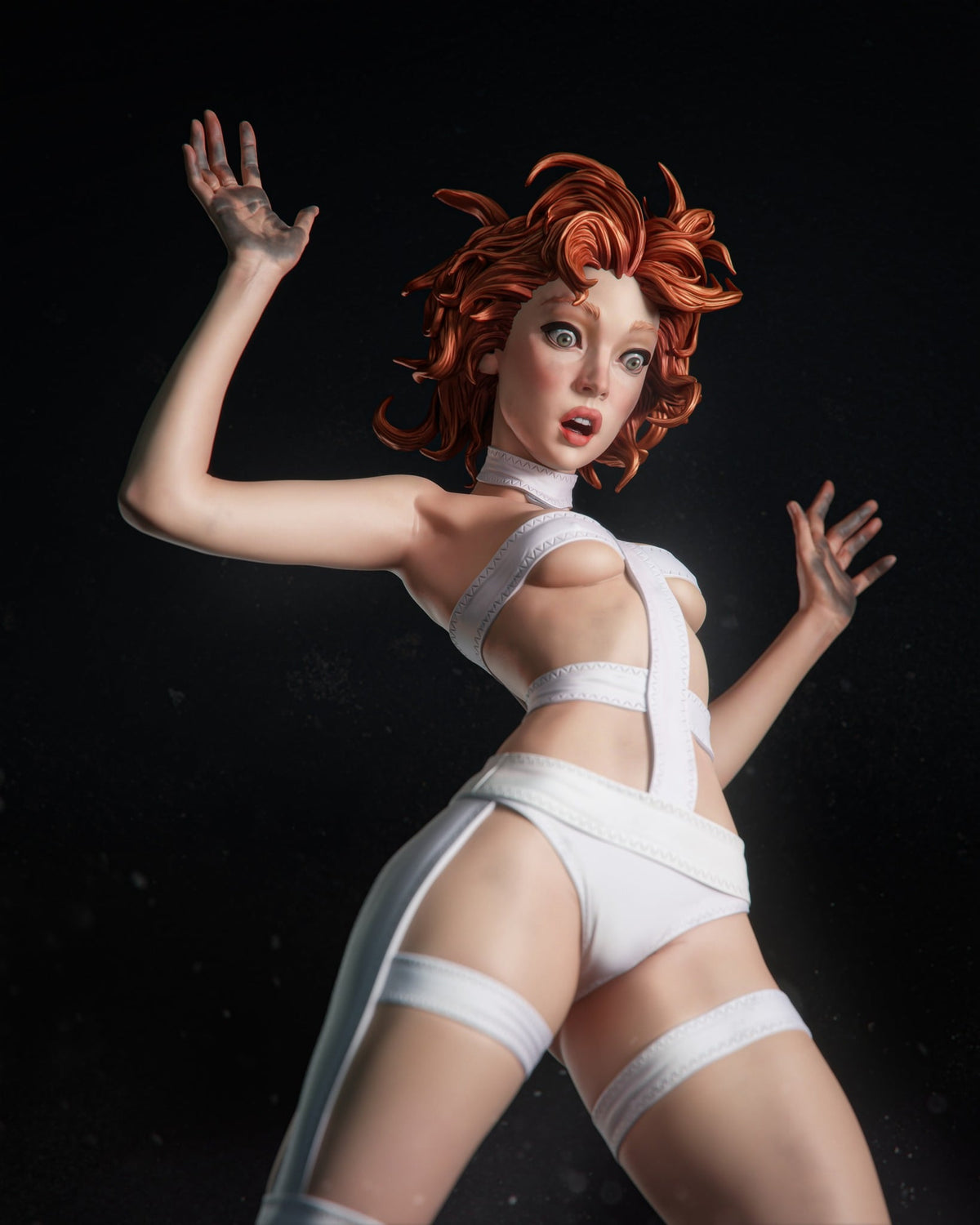 Leeloo The Fifth Element resin figure by CA 3D Studios — studio preview 1