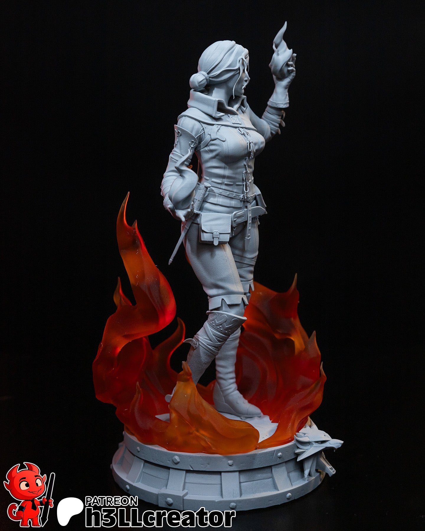 Triss Merigold (The Witcher) resin figure by h3LLcreator — studio render 13