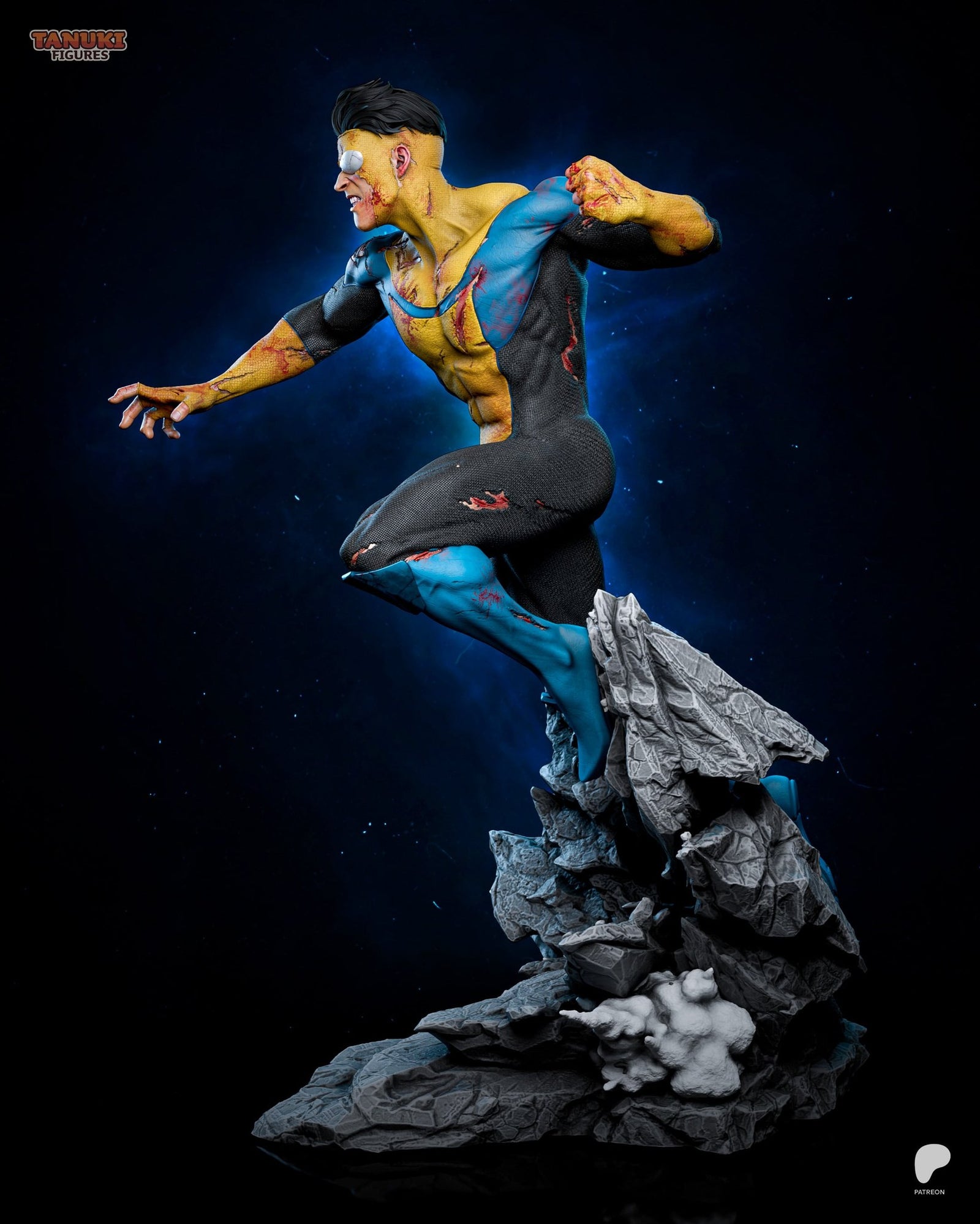 Mark Grayson (Invincible) resin figure by Tanuki Figures — studio render 3